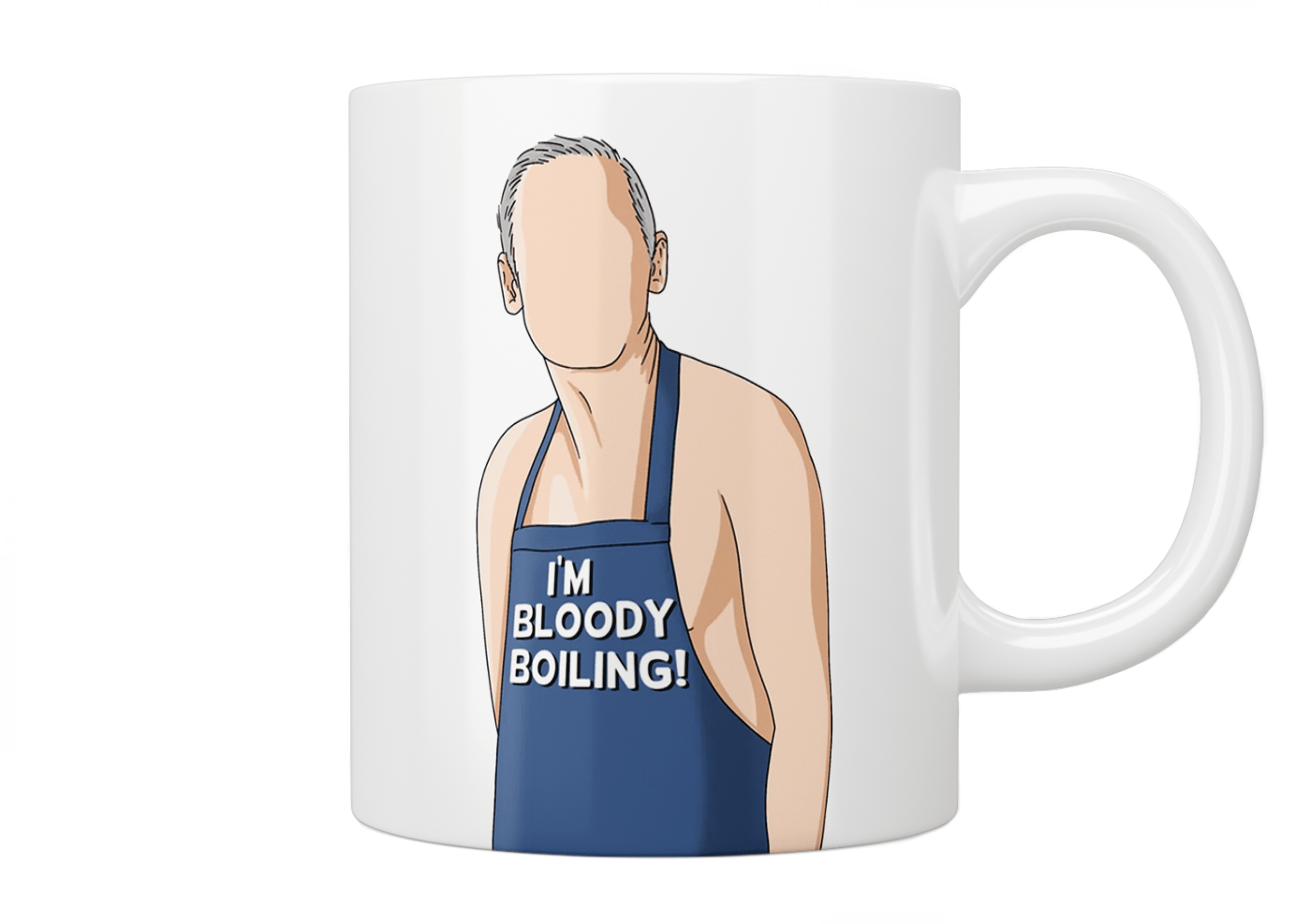 Friday Night Dinner 'I'm Bloody Boiling' Mug - Funny British TV Show Quote Coffee Cup - Perfect for Tea, Coffee & Office Use