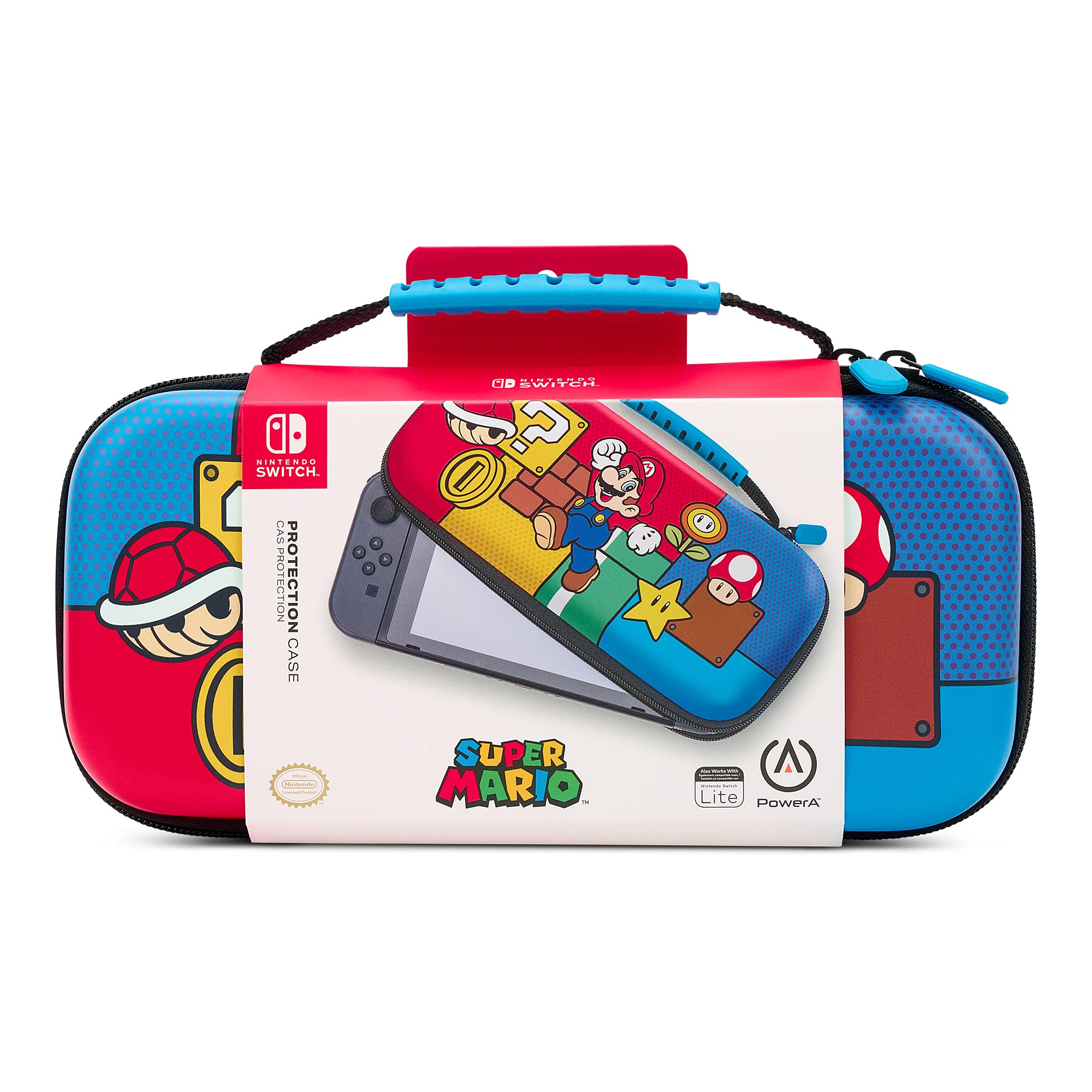 PowerA Protective Case for Nintendo Switch & Switch Lite - Durable Hard Shell Cover for Travel & Gaming On-The-Go