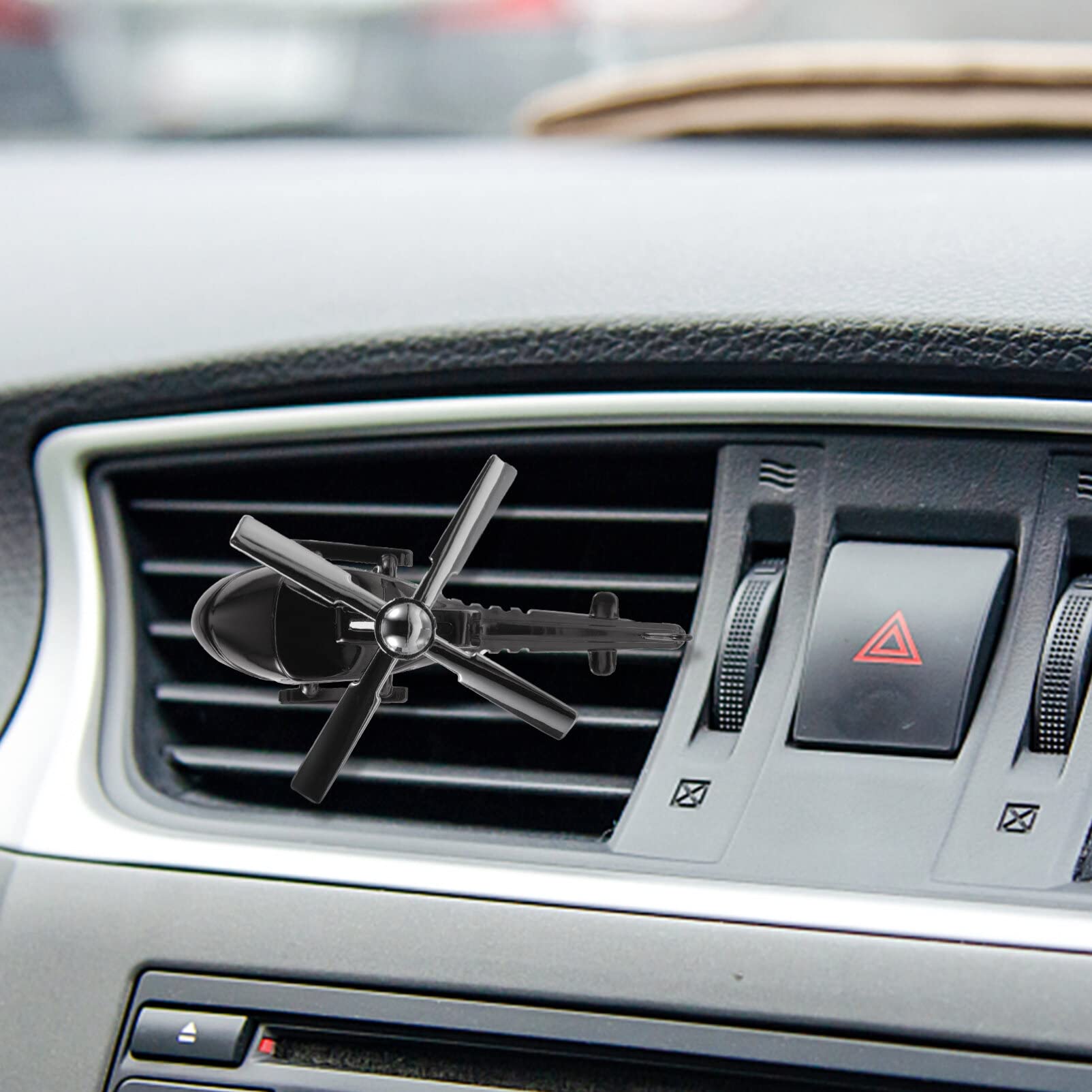 1 Set Car Air Freshener Helicopter Rotating Diffuser - Aromatic Vent Clip for Car & Airplane Interior - Perfect for Travel, Office & Home Use