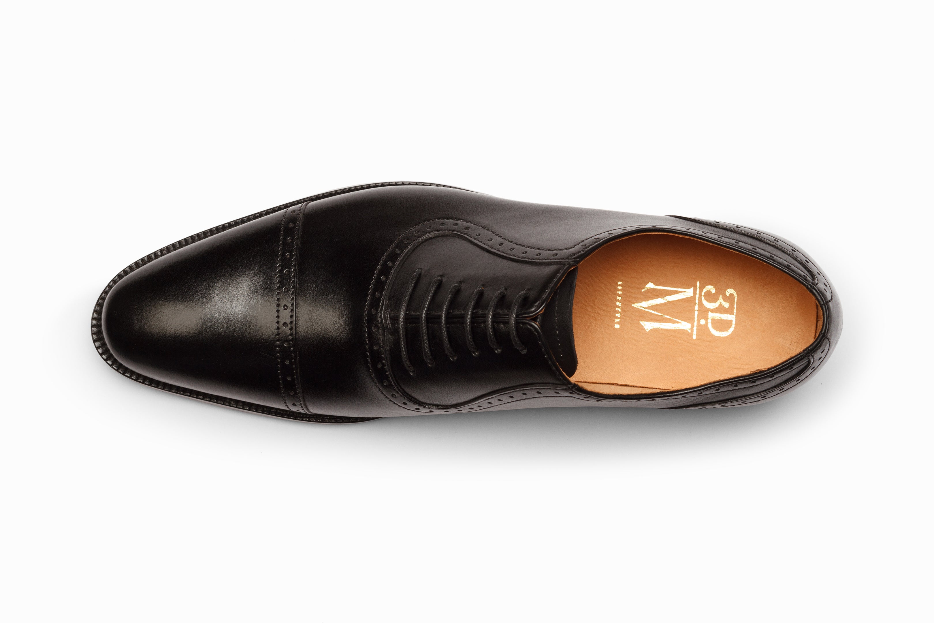 Premium Adelaide Oxford Shoes for Men - Classic Black Leather Dress Shoes for Business & Formal Occasions