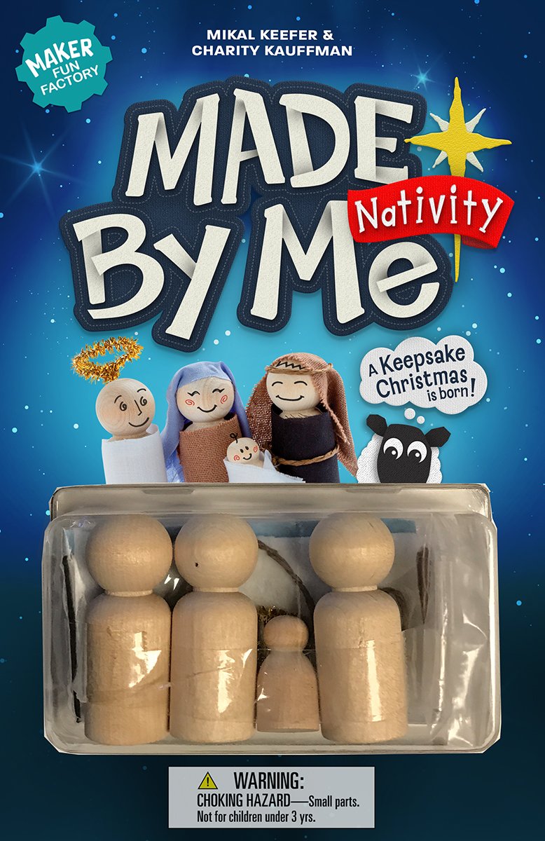 DIY Nativity Set - Maker Fun Factory Craft Kit for Christmas Decorations & Holiday Family Activities