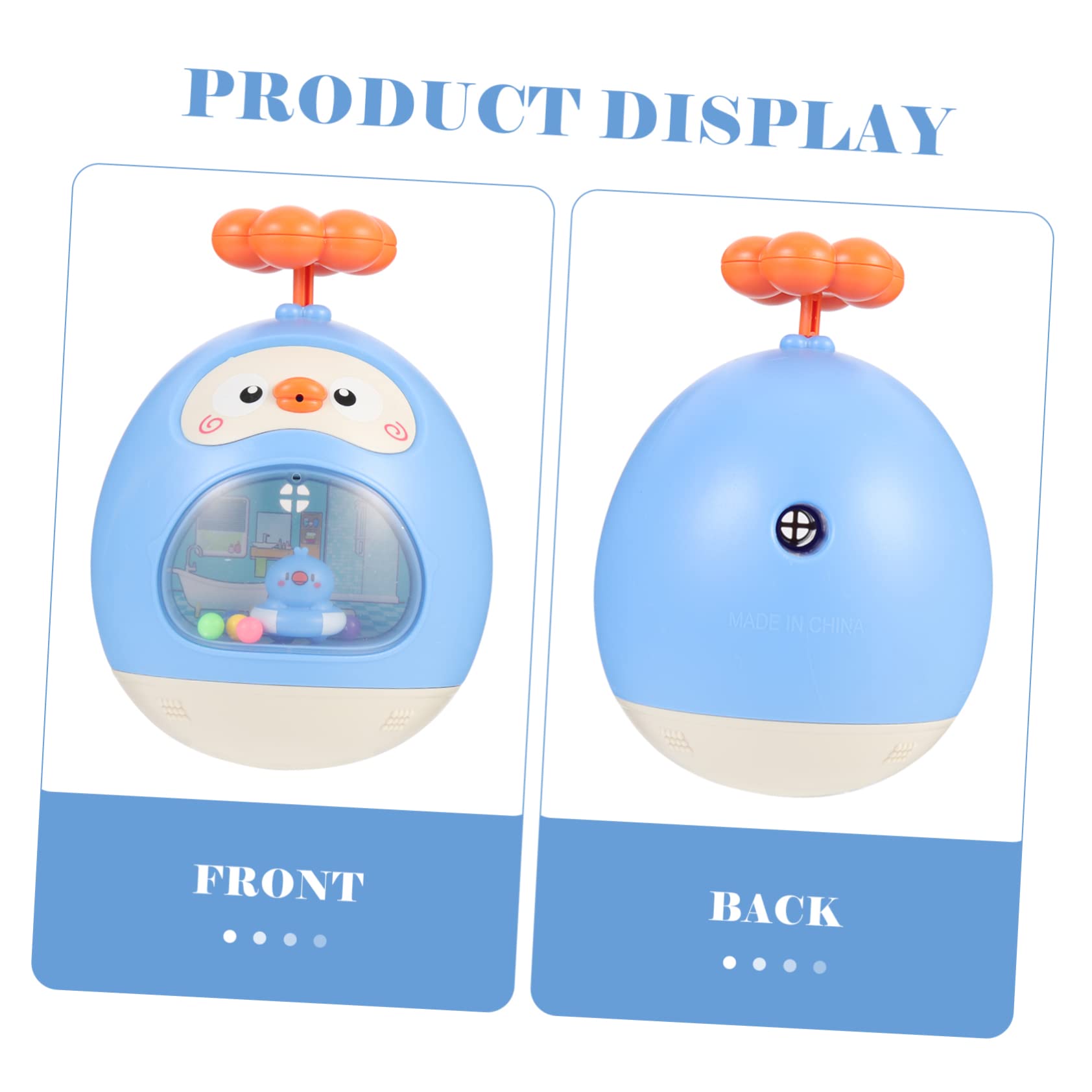 DRESSOOS Spinning Water Tumbler Toy - Fun Bath & Beach Toys for Kids, Sky-Blue ABS Plastic Water Play Toy for Pool, Outdoor & Indoor Playtime