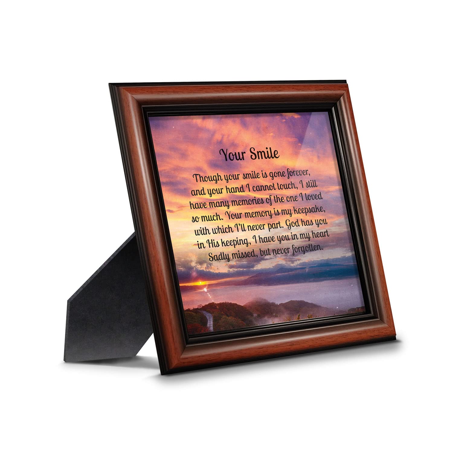 Sympathy Gift Picture Frame - Memorial Keepsake for Loved Ones, Elegant Home Décor for Condolence Gifts & Memory Displays | Perfect for Sympathy Baskets, Funeral Tributes & Comforting Bereavement Gifts