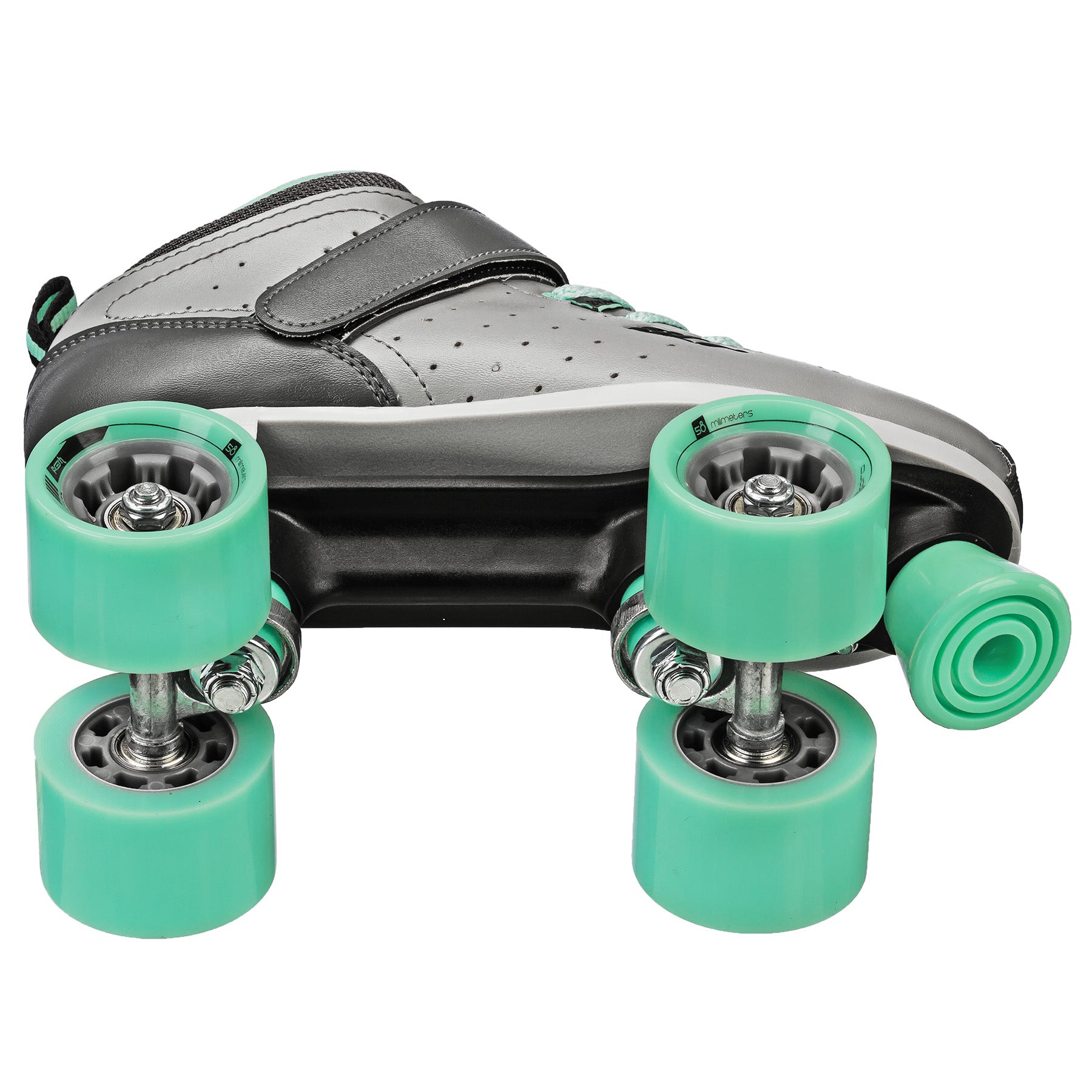 STR Seven Women's Roller Skates - Comfortable Quad Roller Skates for Women, Outdoor & Indoor Skating, Rink, Fitness, Fun with Adjustable Toe Stops - Perfect for Beginners & Advanced Skaters