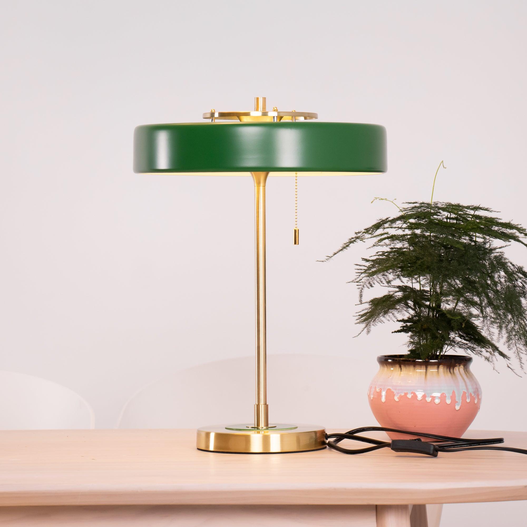 Modern Revolve Table Lamp - Adjustable LED Desk Light for Home Office, Bedroom & Study - Perfect for Reading, Working & Decor
