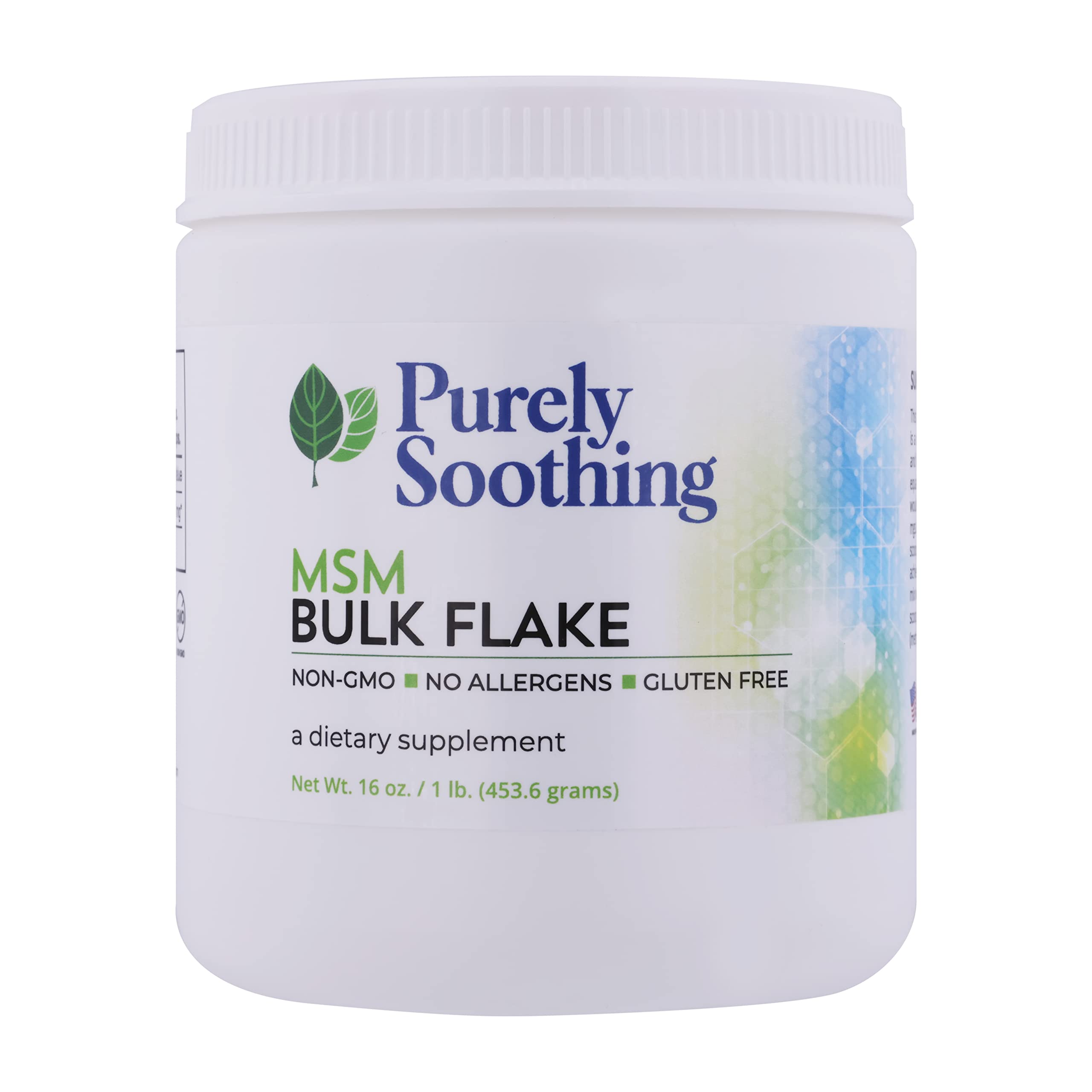 16oz MSM Bulk Flakes for Joint Pain Relief - Reduces Stiffness & Swelling, Improves Mobility & Collagen Production - USA Made Pure MSM Supplement - Perfect for Arthritis, Workout Recovery & Daily Wellness
