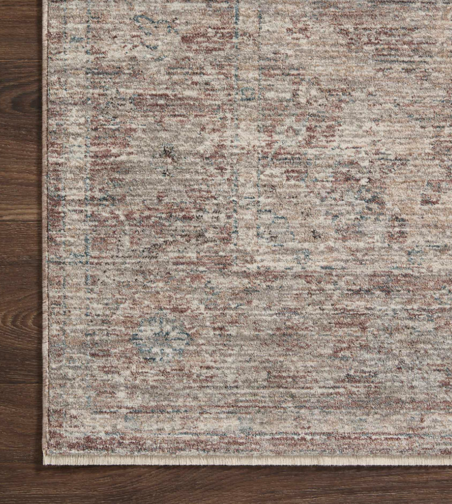 Millie Brick/Fog Rug - Soft and Durable Non-Slip Area Rug for Living Room, Bedroom, or Nursery - Perfect for Home Decor and Cozy Spaces