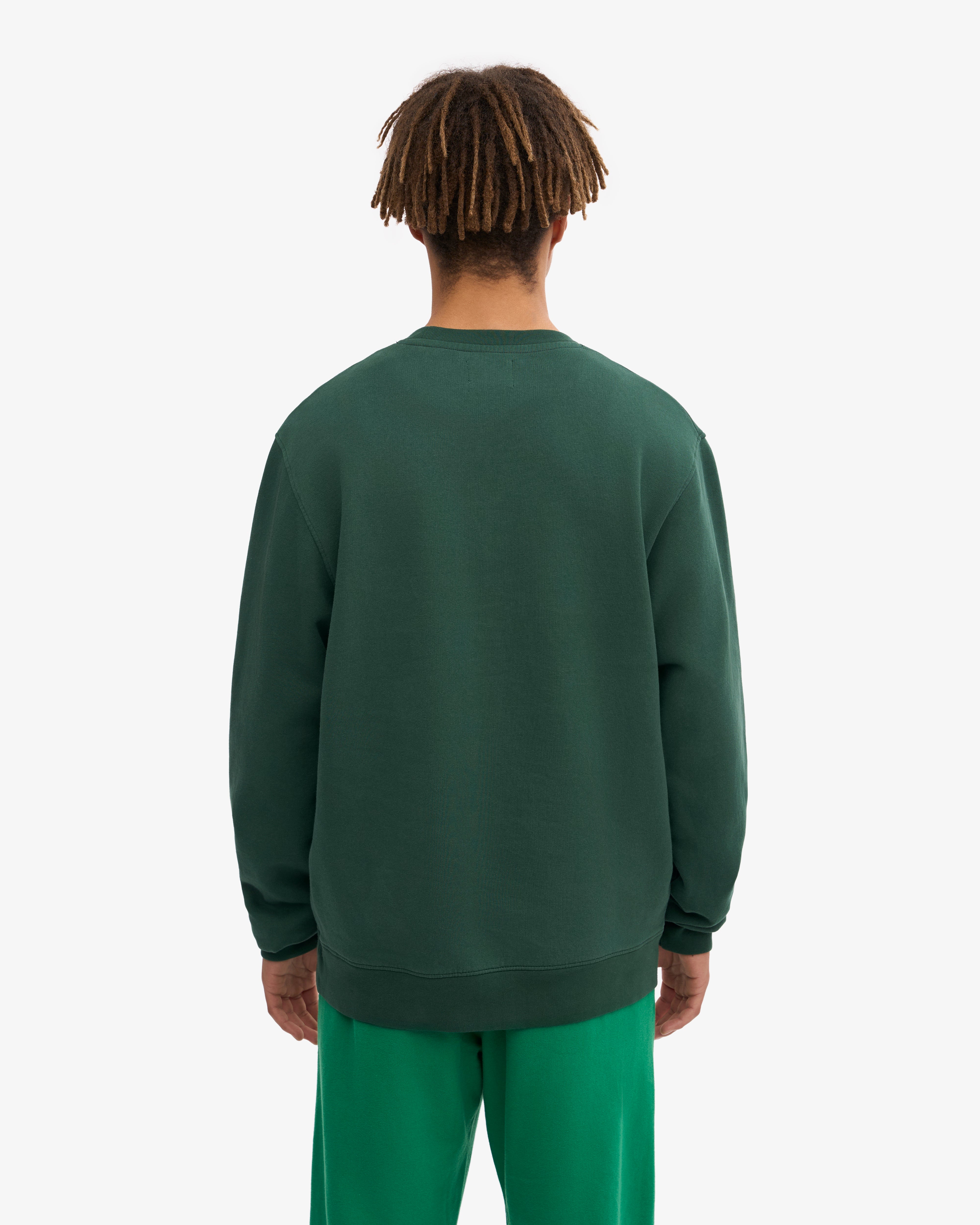 Classic Organic Cotton Crew Neck T-Shirt for Men - Soft Emerald Green - Perfect for Casual Wear, Gym & Everyday Outfits