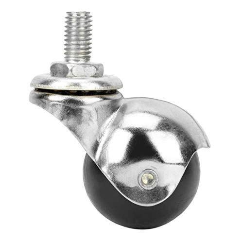 Ball Casters - Heavy Duty PVC Furniture Wheels with Strong Bearings for Coffee Tables, Cabinets & Workbenches | DIY Home Improvement & Workshop Projects