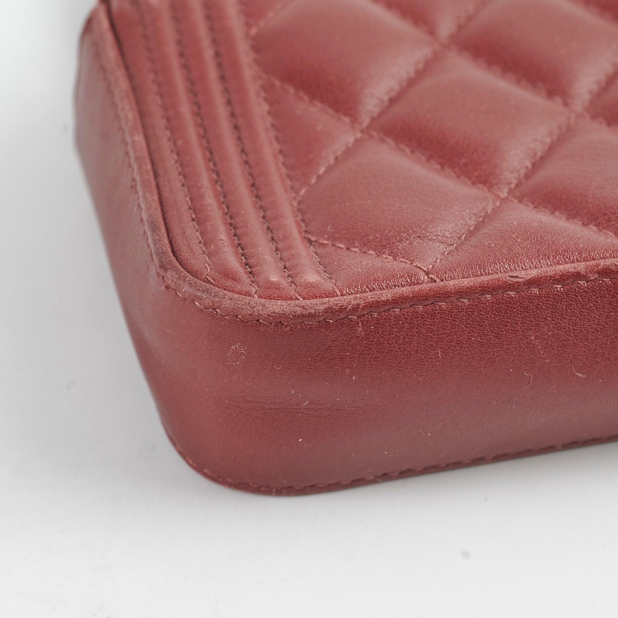 Chanel Boy Long Wallet in Burgundy - Luxury Leather Wallet for Women, Perfect for Everyday Use & Special Occasions