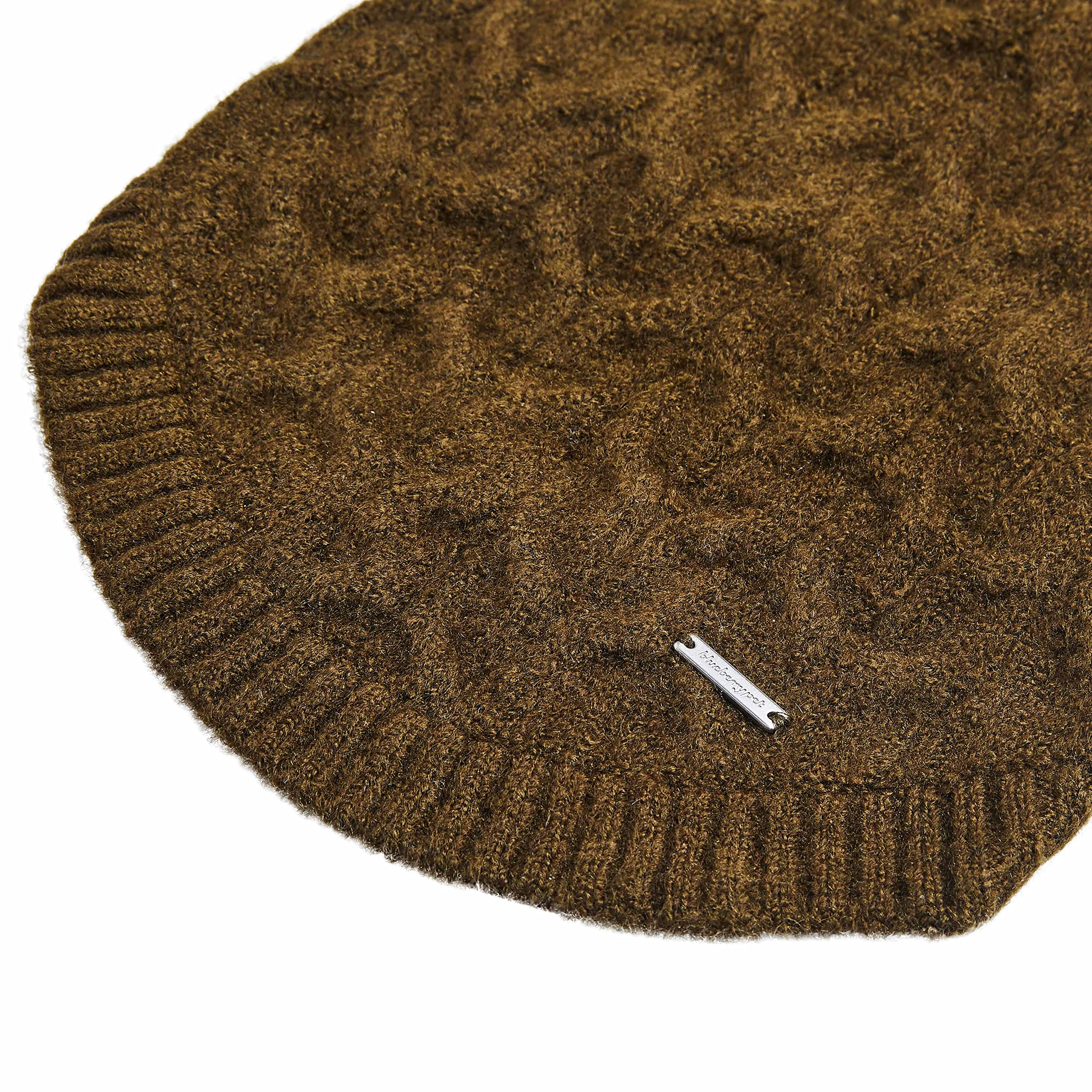 Dark Olive Blueberry Pet Classic Fuzzy Knit Dog Sweater - Cozy Fleece Pullover for Small Dogs, 12
