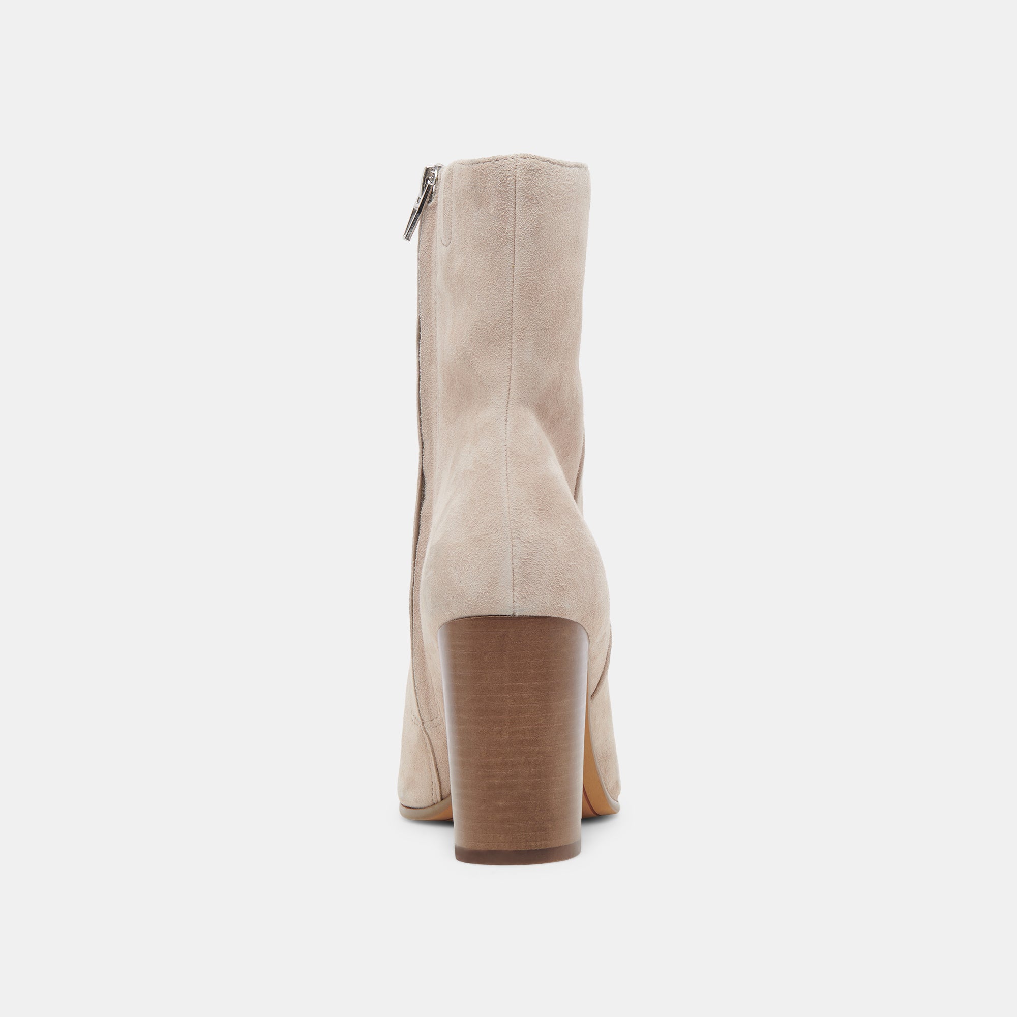 Suzy Taupe Suede Booties for Women - Comfortable & Stylish Ankle Boots for Fall & Winter Fashion, Office, and Casual Outings