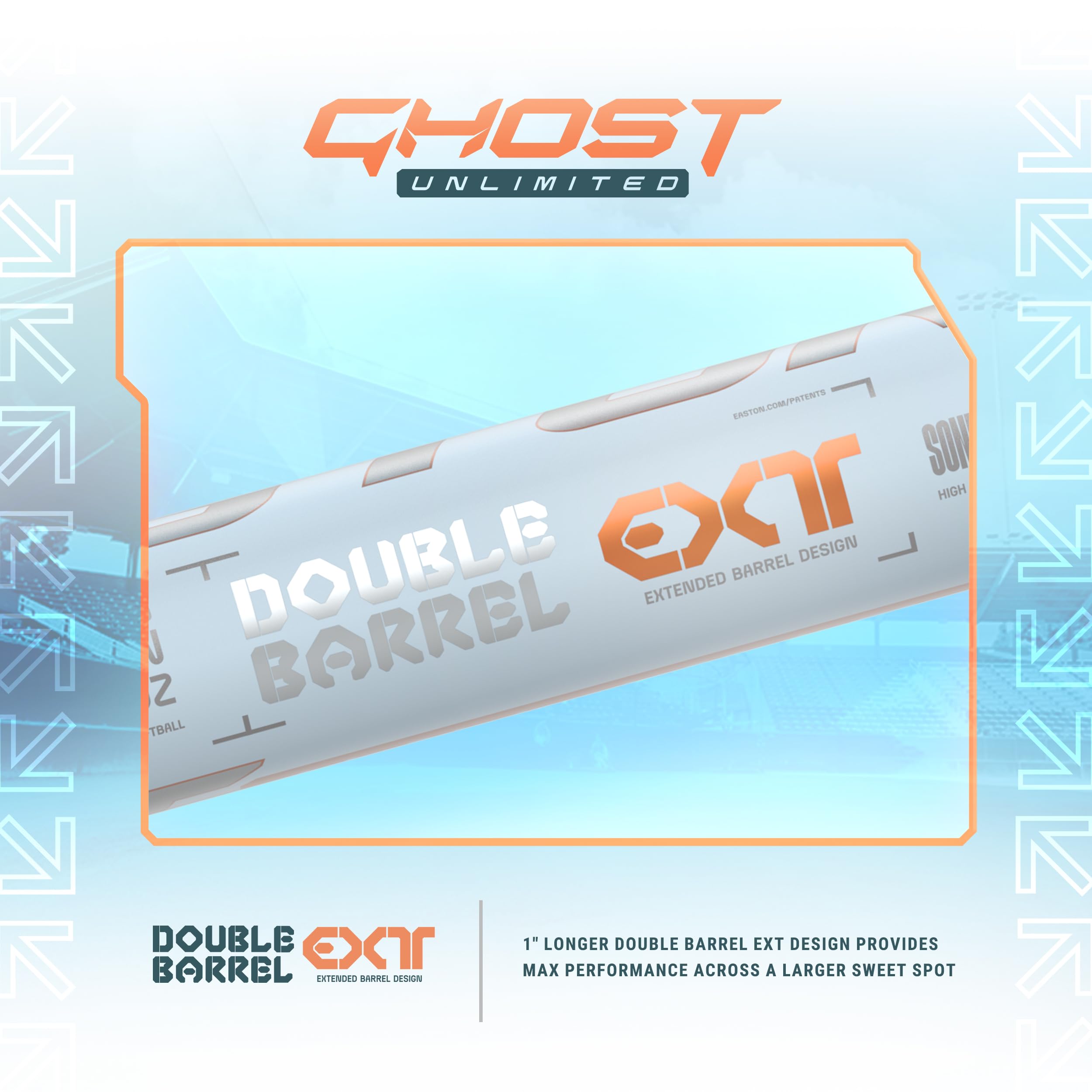Easton 2025 Ghost Unlimited Fastpitch Softball Bat -8/-9/-10/-11 Drop | 1-Piece Composite | Approved for All Fields | Perfect for Youth & High School Softball Games, Tournaments & Training