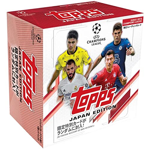 2020-21 Topps UEFA Champions League Japan Edition Soccer Trading Cards - 7 Packs with 10 Cards Each - Perfect for Collectors, Fans & Fantasy Sports Enthusiasts