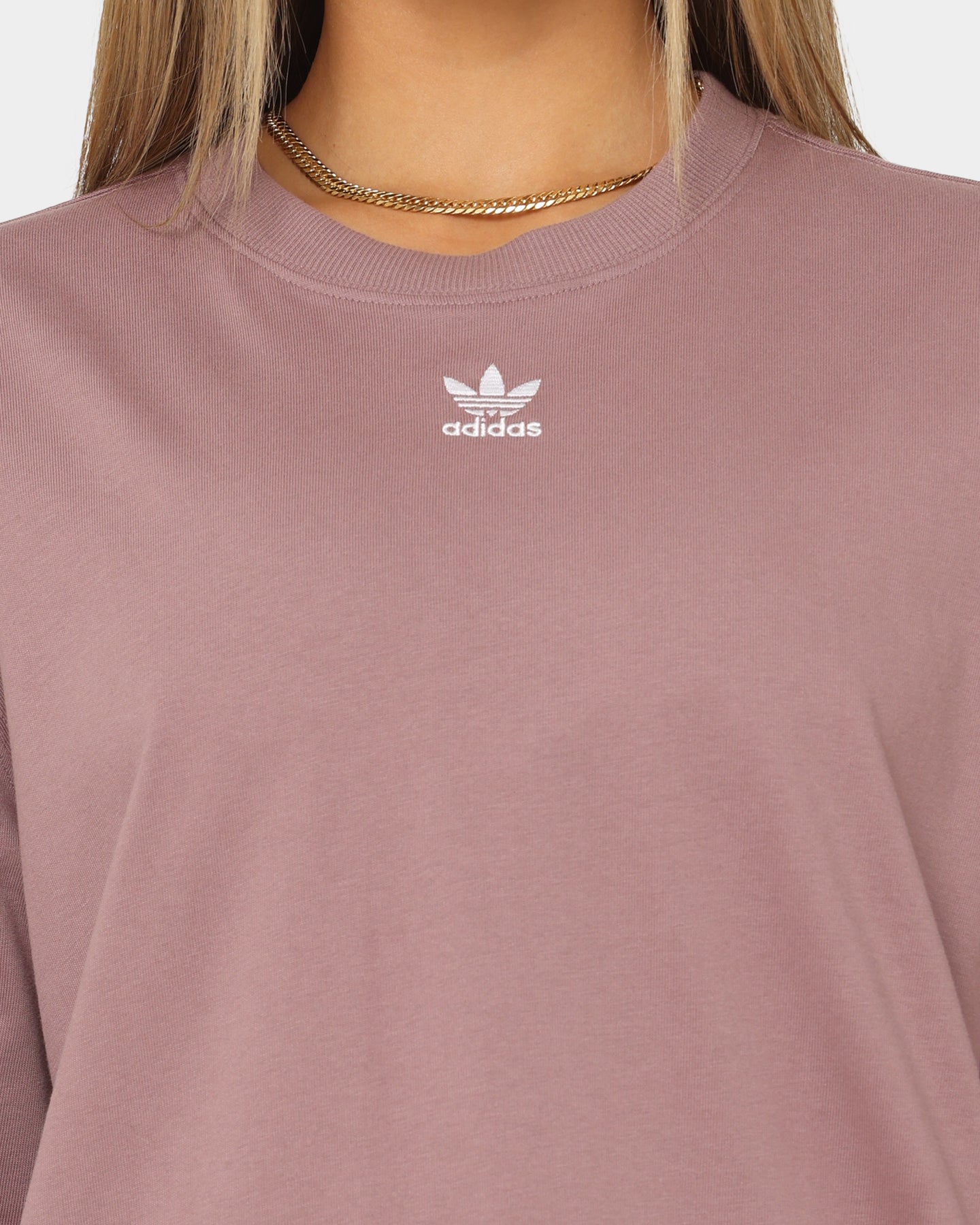 Adidas Women's Adicolor Essentials Wonder Oxide T-Shirt - Comfortable Casual Tee for Workout, Gym & Everyday Wear