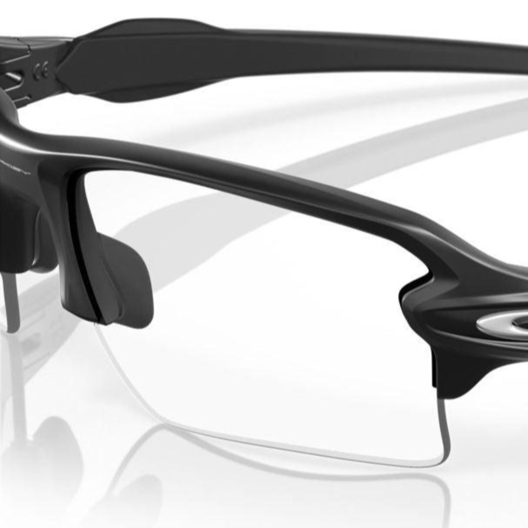 Oakley Flak 2.0 XL Sunglasses Matte Black Frame with Clear Lenses - Polarized Sports & Driving Shades for Men & Women - Perfect for Running, Cycling, and Outdoor Activities