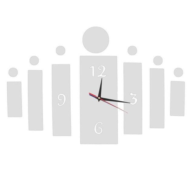 2017 New 3D DIY Quartz Mirror Wall Clock - Modern Home Decor for Living Room, Bedroom & Office - Silent Non-Ticking Battery Operated Clock - Perfect for Gifts, Wall Stickers & Drop Shipping
