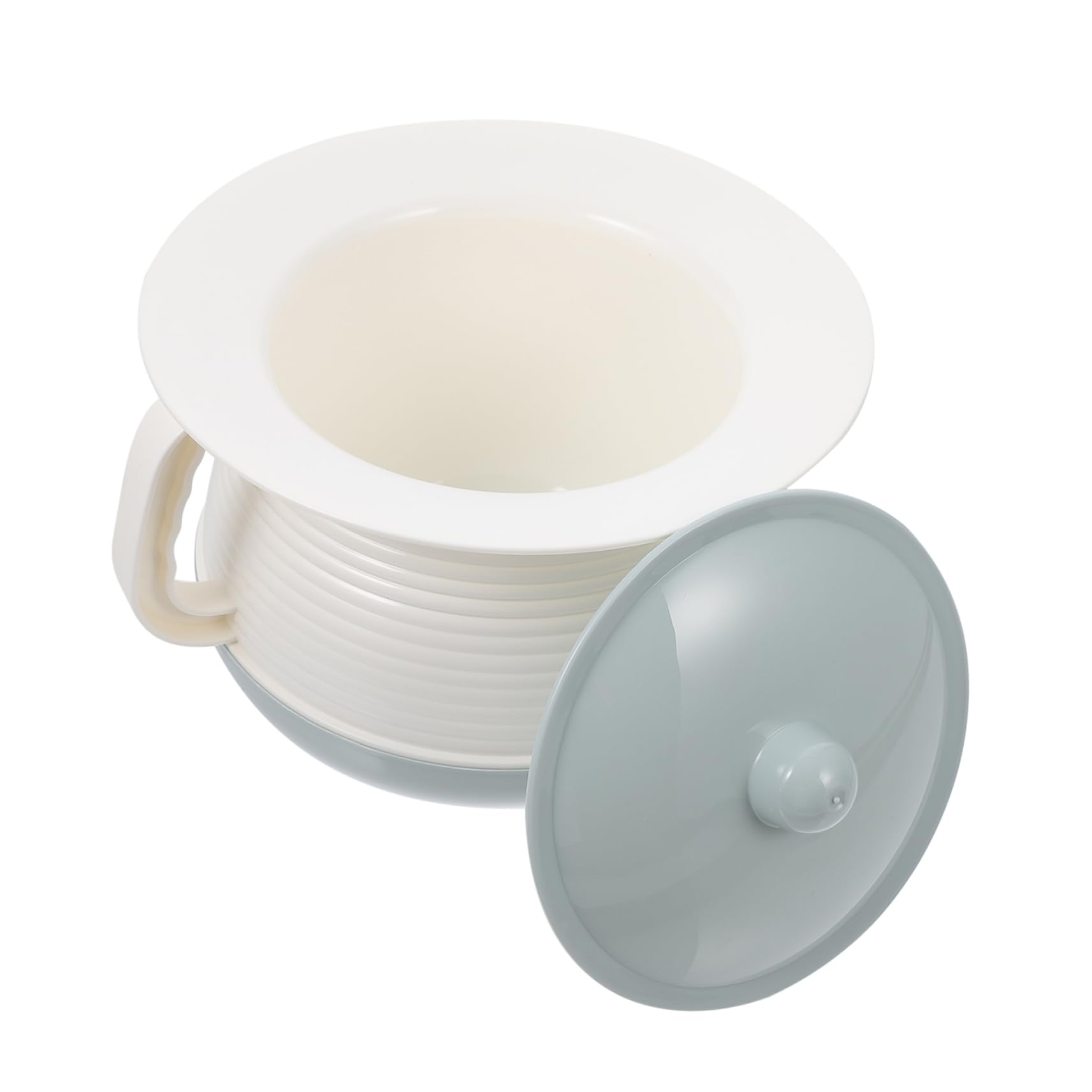 IWOWHERO Portable Kids Travel Potty with Lid - Emergency Car Toilet, Spittoon Urinal & Chamber Pot for Toddlers - Durable PP Material for Home, Travel & Outdoor Use