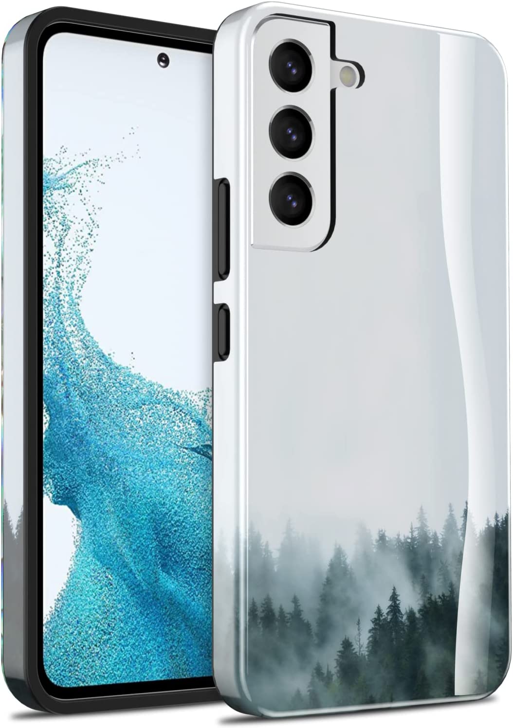 Samsung Galaxy S22 Plus Case - Shockproof Soft Silicone TPU Phone Cover - Slim Protective Case for Everyday Use, Work & Travel