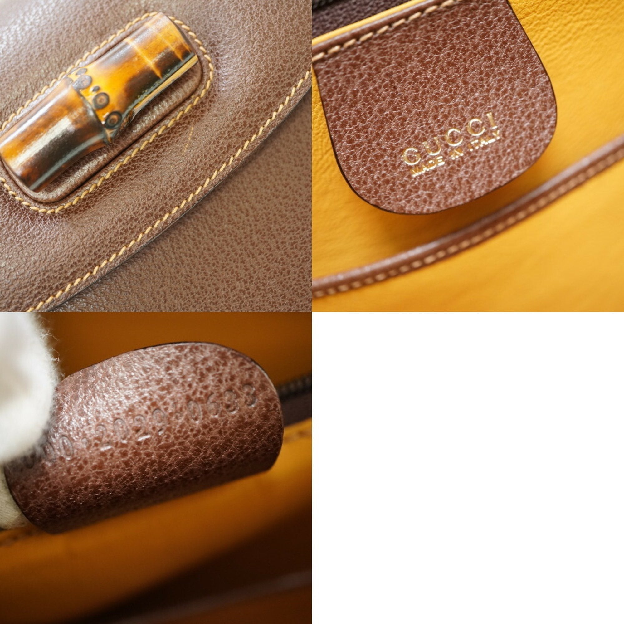 Stylish Brown Leather Handbag with Bamboo Handle - Women's Fashion Crossbody Purse for Work, Travel & Everyday Use