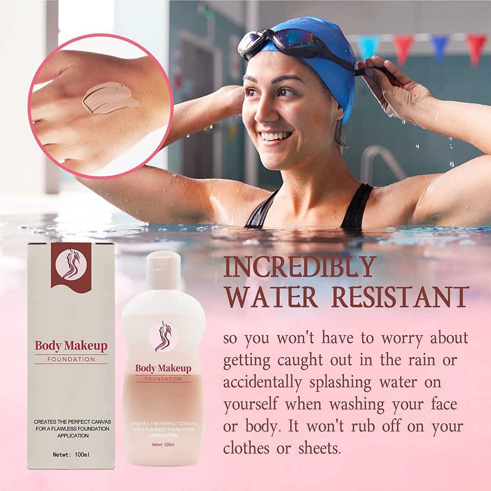 Waterproof Body Makeup Foundation - Best Tattoo Cover Up Makeup for Blemishes, Scars & Tattoos | Long-Lasting, Full Coverage for Weddings, Photos & Everyday Wear