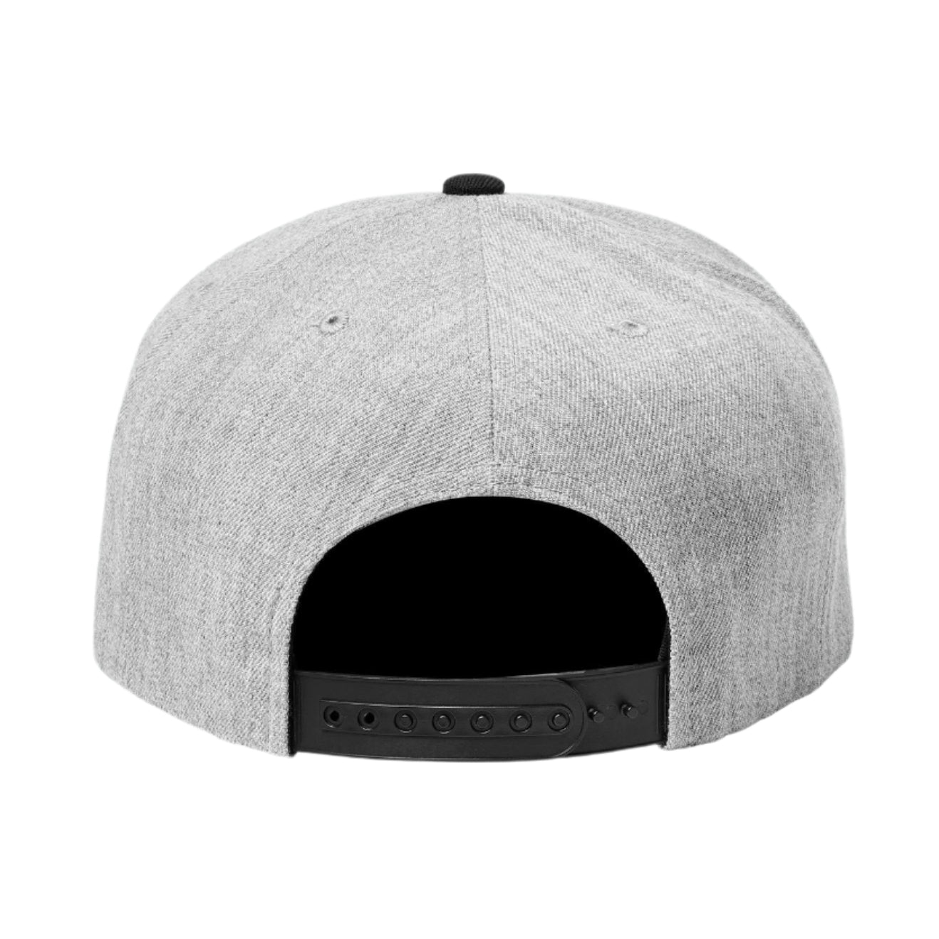 BRIXTON Oath III Snapback Hat - Grey/Black Adjustable Baseball Cap for Men & Women | Perfect for Casual Wear, Street Style & Outdoor Activities