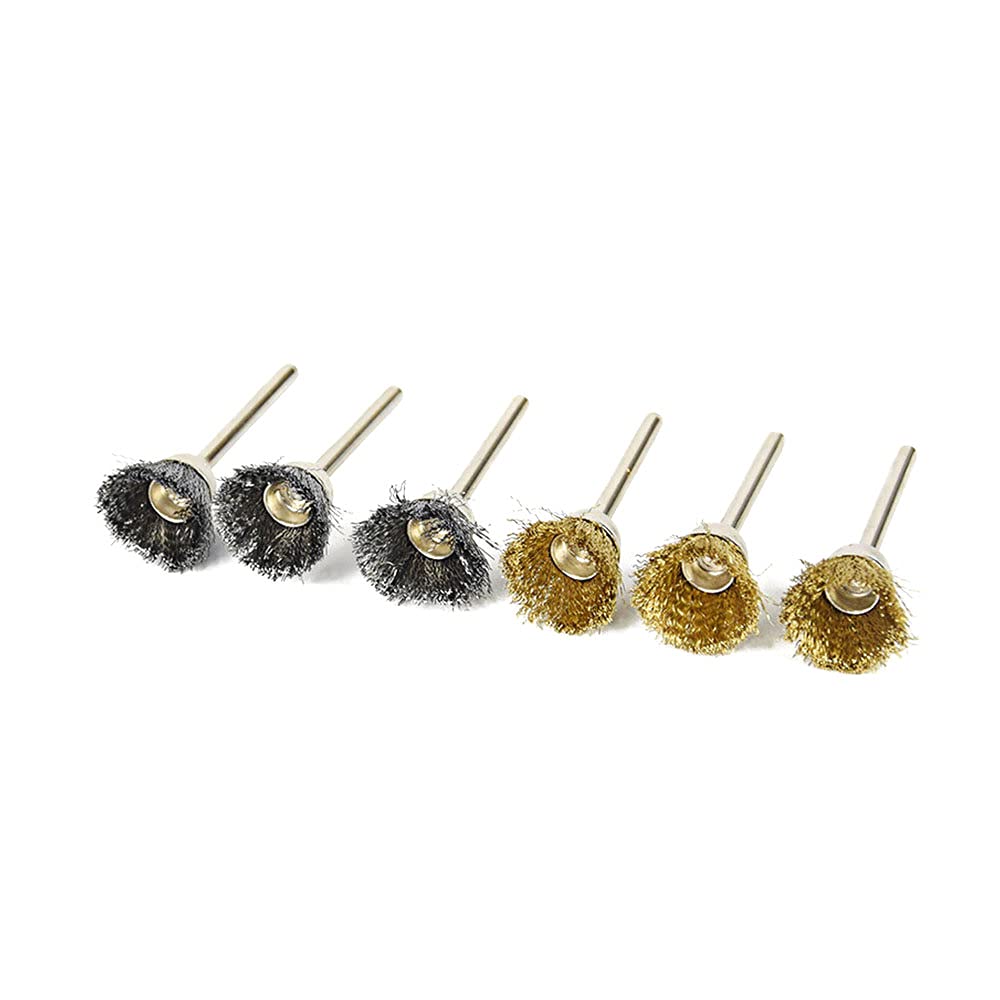 36pcs Steel Wire Brush Set - Polishing Wheel Brushes for Metal Grinding, Welding & Surface Pretreatment - Ideal for DIY, Auto Repair & Metalworking Projects