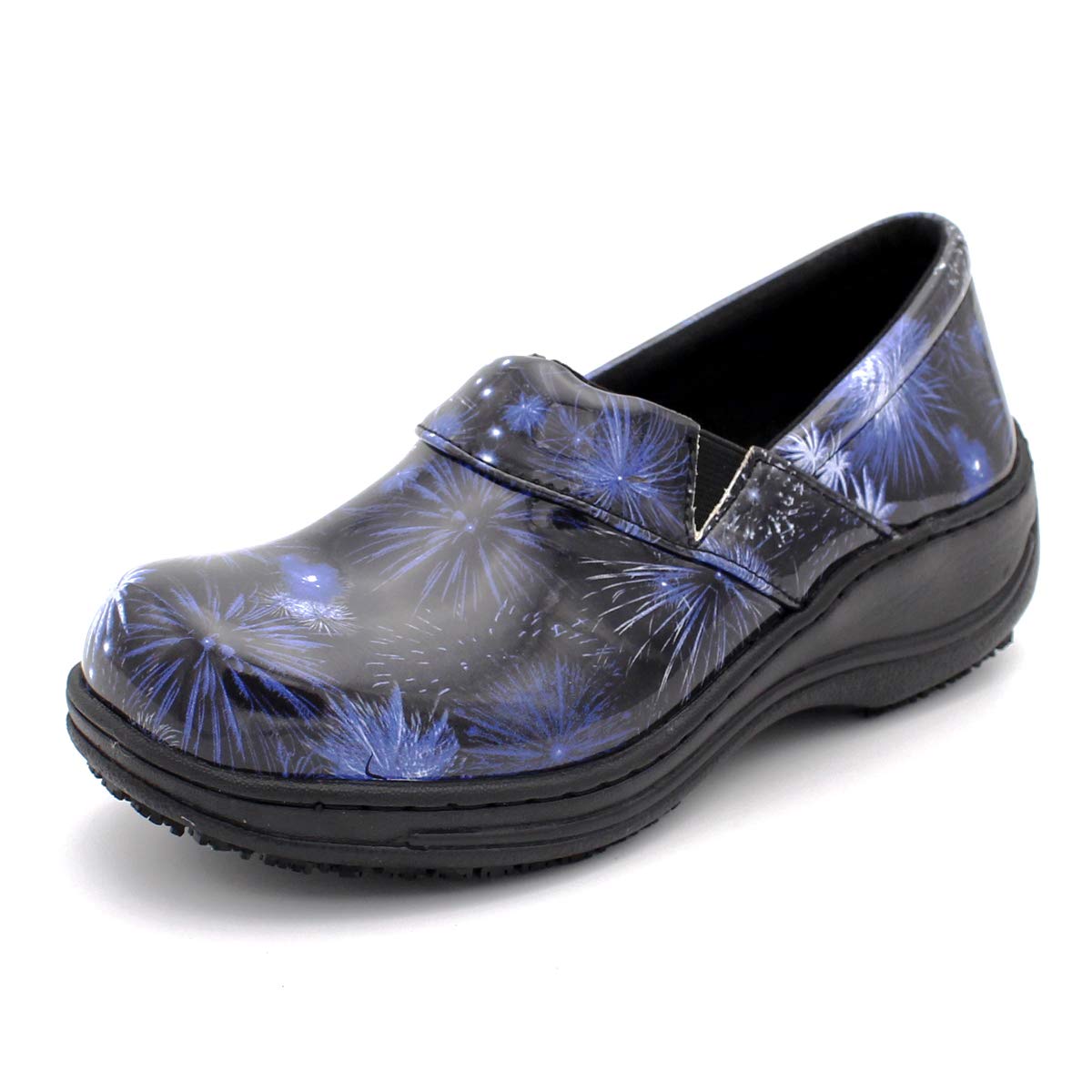 Laforst Women's Rachel Slip-Resistant Nursing Shoes - Non-Slip Work Clogs for Nurses, Waitresses & Waiters - Comfortable Manmade Upper Slip-On Shoes for Hospital, Restaurant & Healthcare Professionals