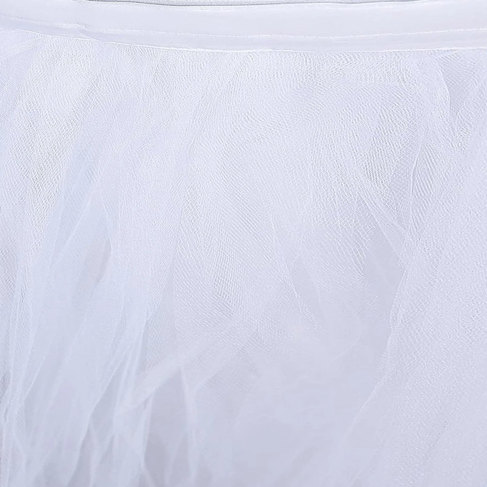 Elegant Multi-Layer Tulle Table Skirt for Weddings, Parties & Events - Decorative Table Covering for Banquet, Birthday & Special Occasions