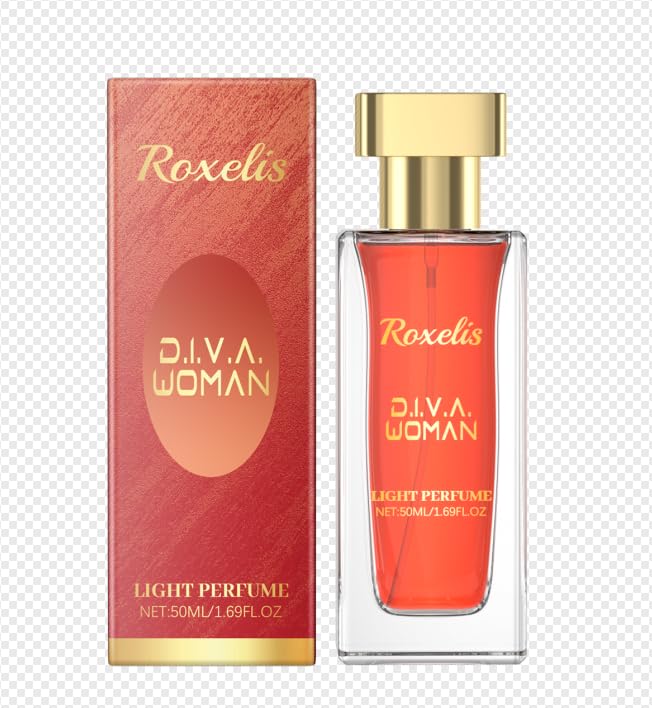 VEFSU 50ml Women's Perfume Set - Floral & Fruity Fragrance with Orange Flower Oil & Fruit Extracts, Fresh Long-Lasting Spray (Watermelon Red) - Perfect Gift for Her, Ideal for Daily Wear, Date Nights & Special Occasions