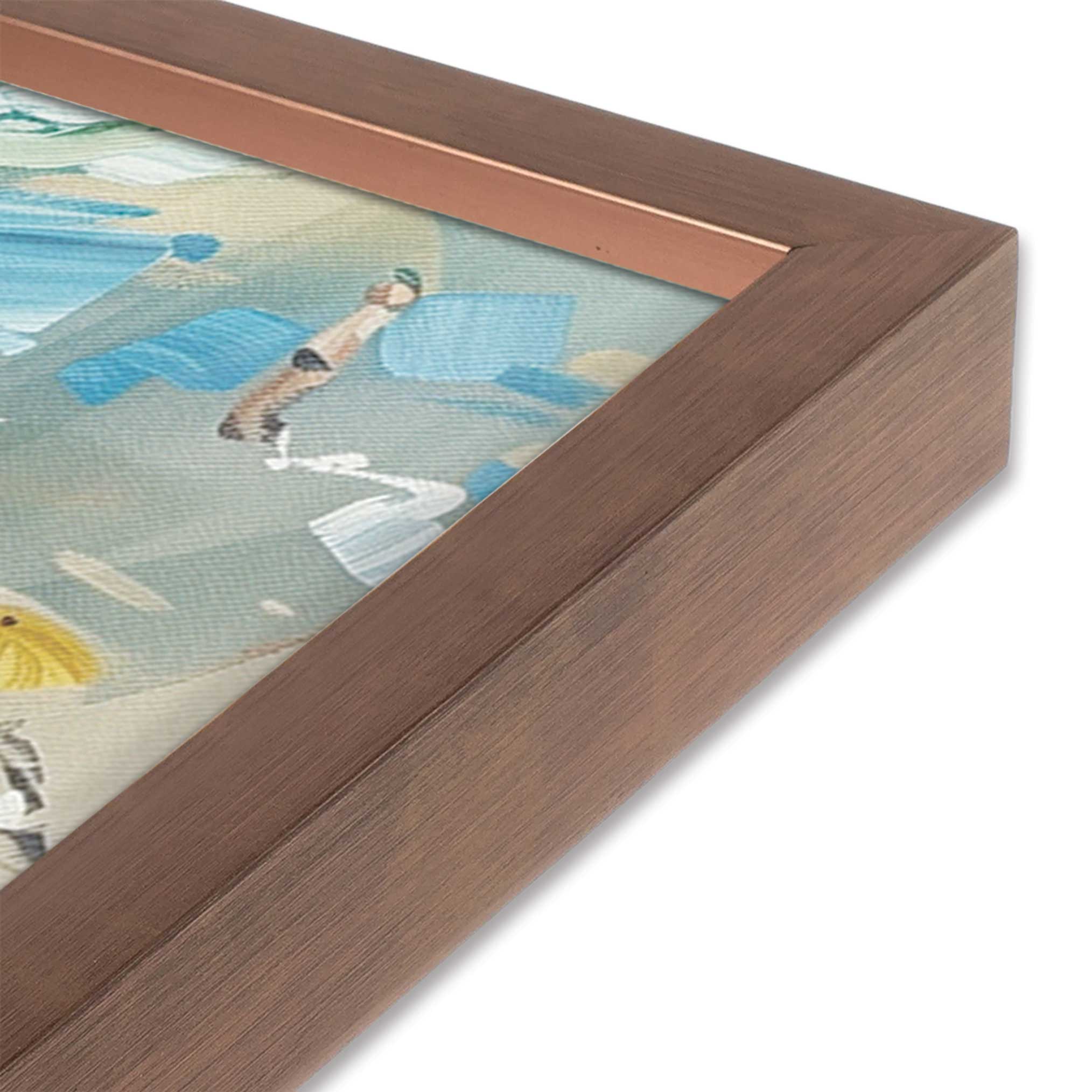 Coastal Harmony Square Print Wall Art - Beach Themed Decor for Living Room, Bedroom & Office - Perfect for Coastal, Nautical & Boho Home Decor Styles