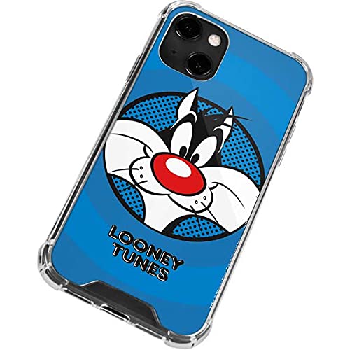 Skinit Clear Phone Case for iPhone 13 - Officially Licensed Looney Tunes Sylvester Design | Slim Protective Cover for Everyday Use & Showcasing Your Style