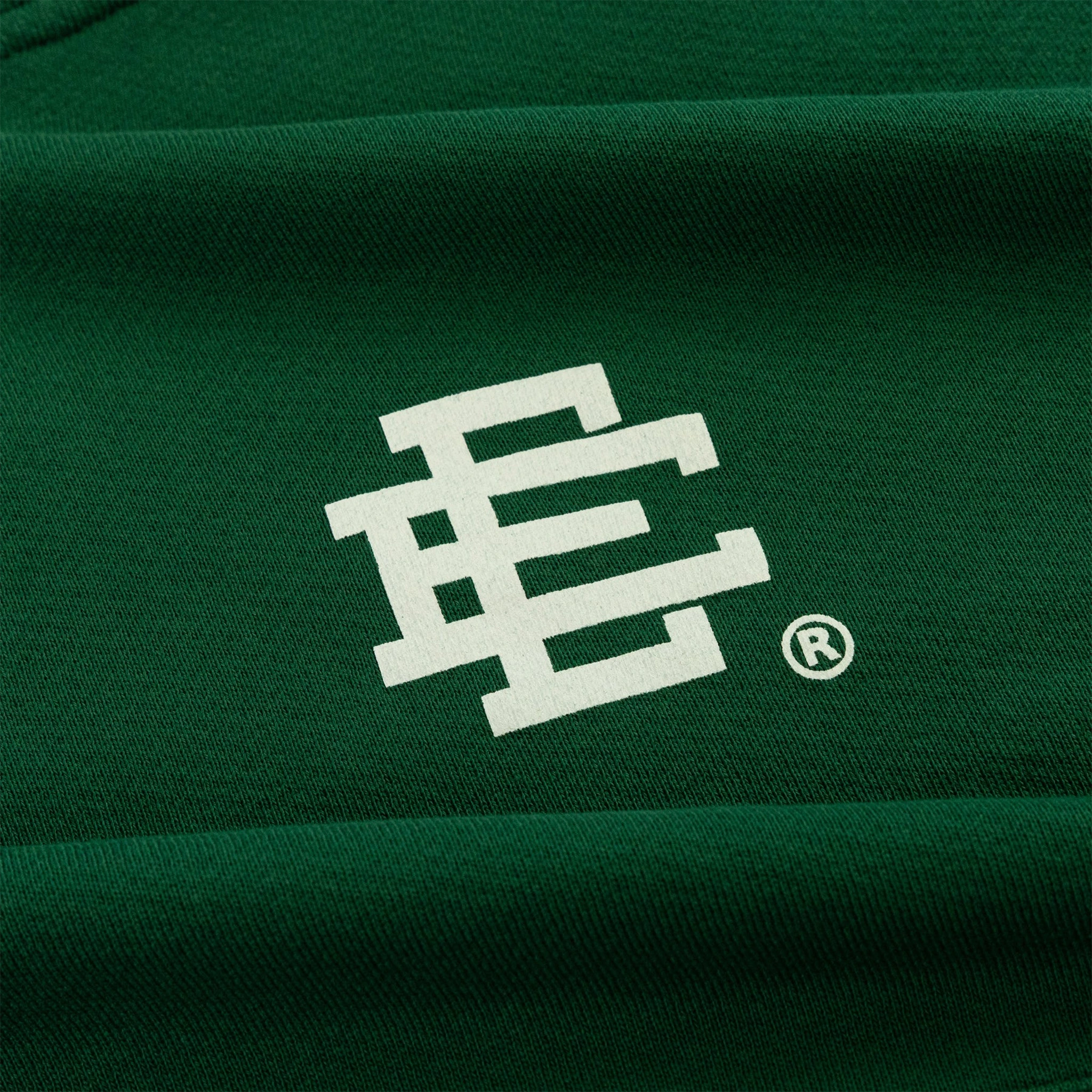 Eric Emanuel EE Basic Green White Hoodie - Men's Casual Pullover Sweatshirt for Streetwear & Lounge | Perfect for Gym, Outdoors & Everyday Comfort