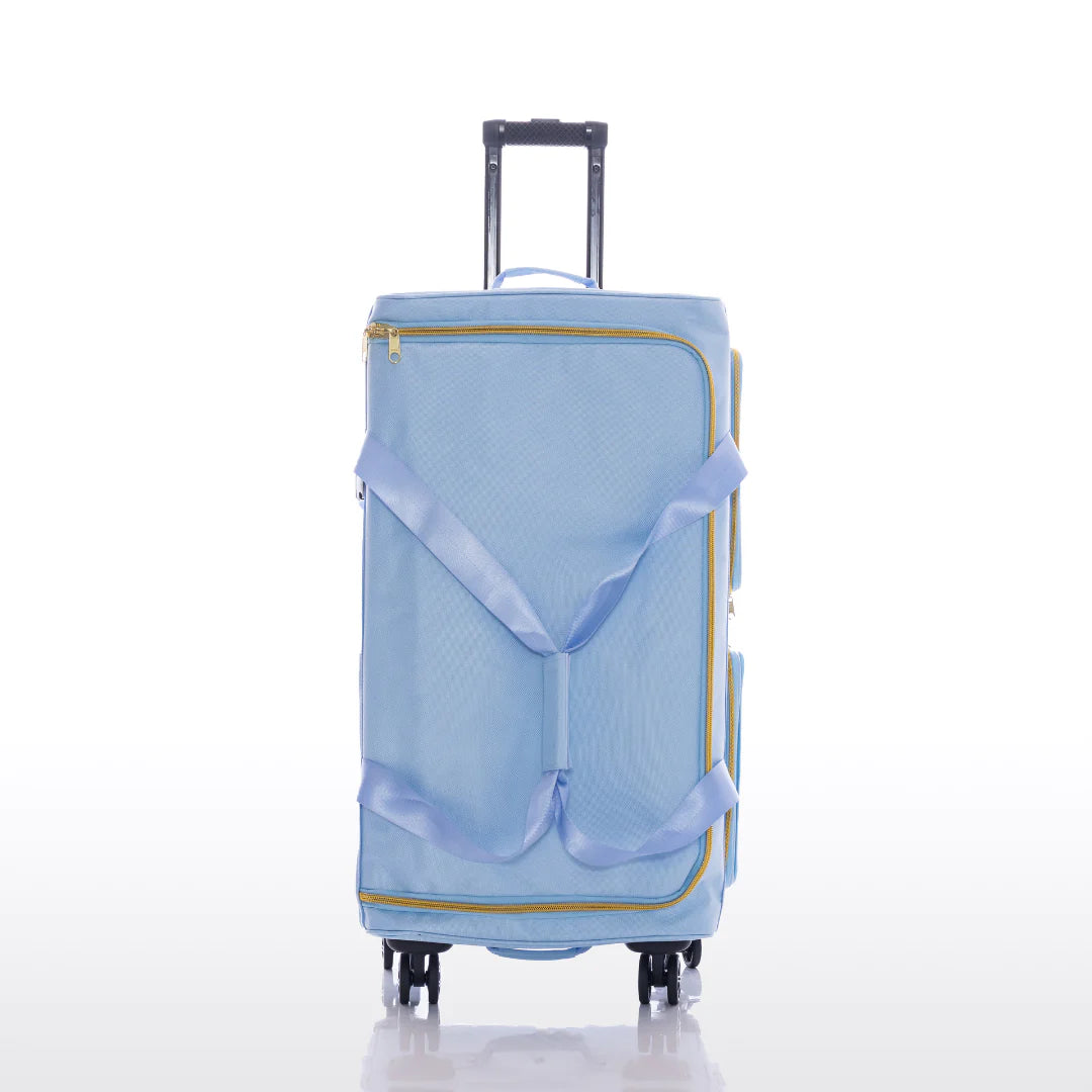 Rac n Roll Large Sky Blue Built-in Bag - Durable & Spacious Storage for Travel, Gym, and Outdoor Adventures