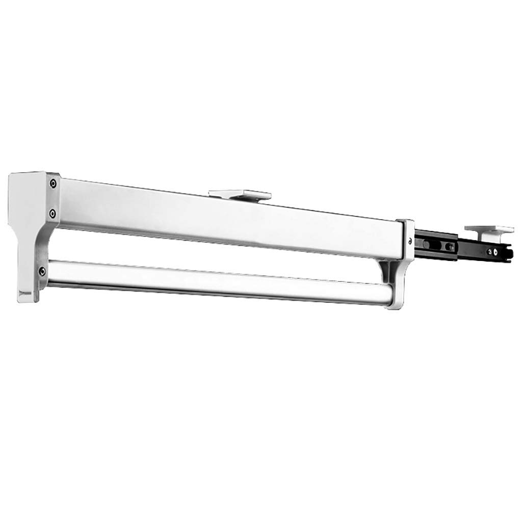 Extendable Closet Rod - Adjustable Pull Out Clothes Hanger Rail for Wardrobe Organization (600mm) - Perfect for Small Spaces, Closets & RV Storage