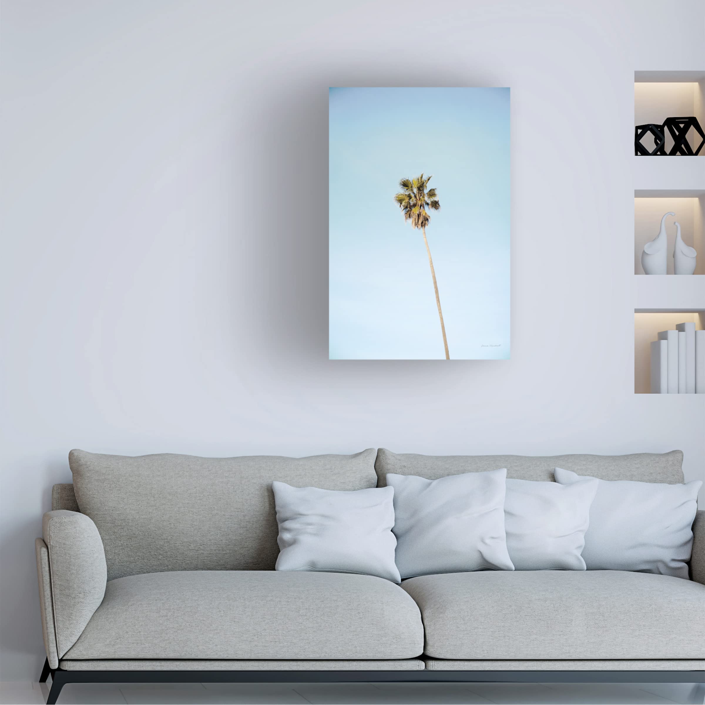 Laura Marshall 'Summer III' Canvas Wall Art - Handmade Floral Landscape Painting for Living Room, Bedroom & Office Decor | Trademark Fine Art