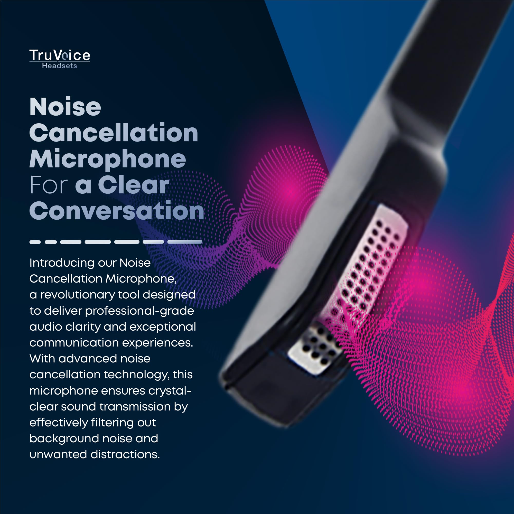 TruVoice HD-550 USB Premium Noise Canceling Headset for Office & Call Center | HD Speakers & Clear Mic | Compatible with All VoIP Systems | Perfect for Remote Work, Customer Service & Online Meetings
