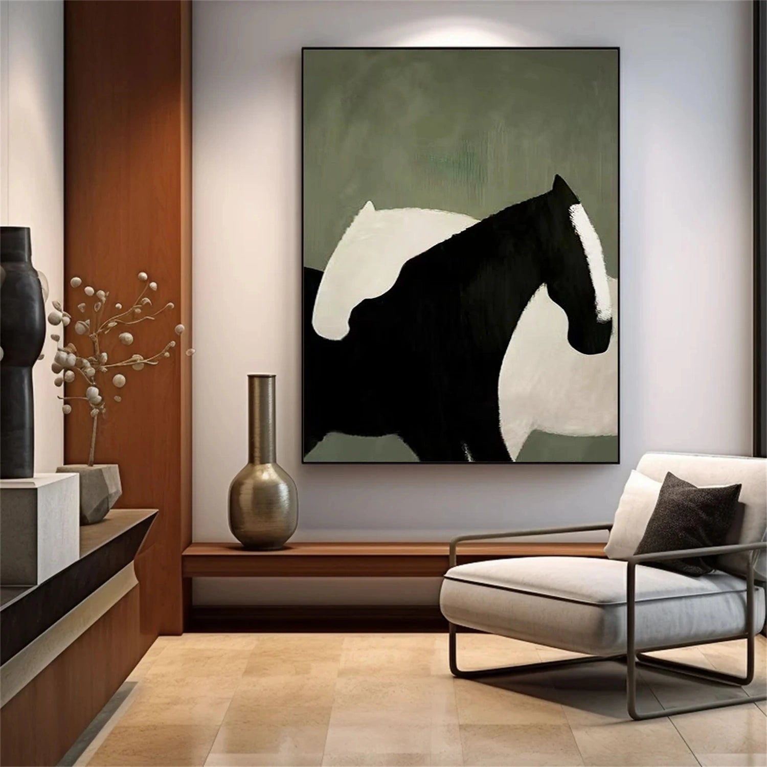 Animal Art Painting #AP033 - Handmade Wildlife Canvas Art for Home & Office Decor - Perfect for Living Room, Bedroom, or Gift