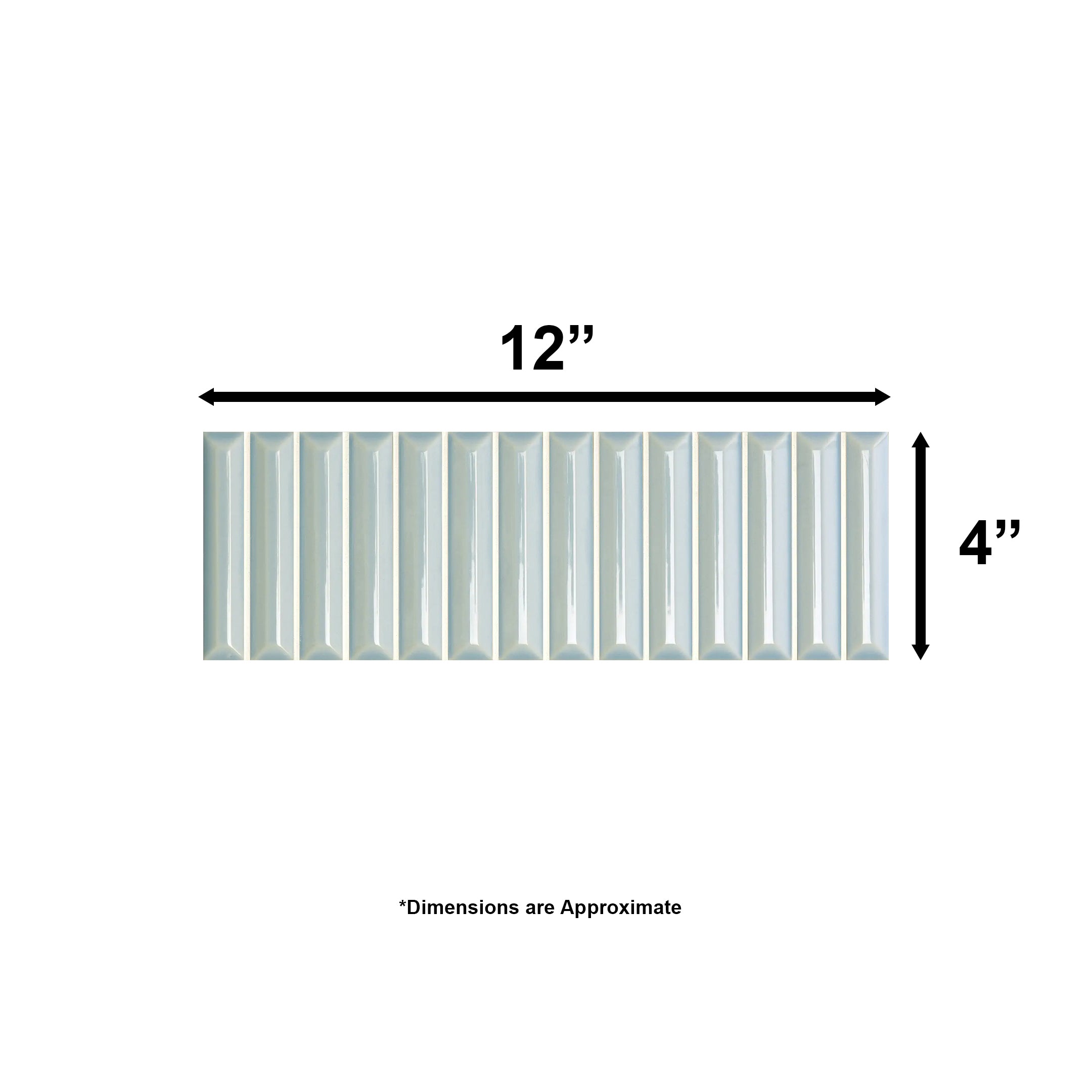 Premium Hashi Curve Kit Kat Fluted Wall Tile - Elegant Textured Ceramic Tiles for Modern Kitchen Backsplash & Bathroom Decor