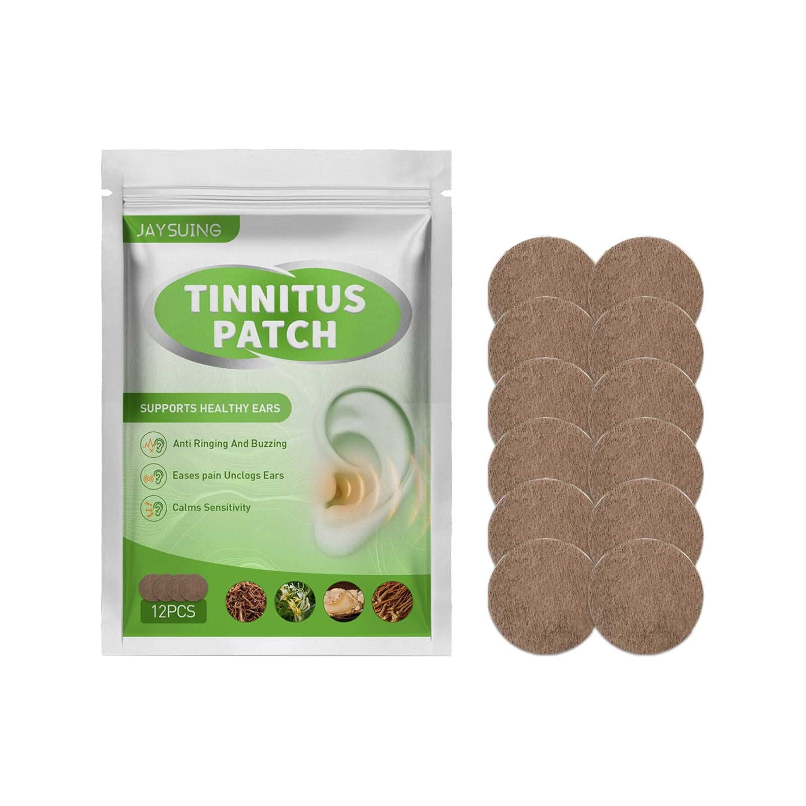 SINGOVE Tinnitus Relief Ear Patches - Natural Acupressure Ear Health Patches for Hearing Support & Tinnitus Treatment - Perfect for Sleep, Work & Travel Use