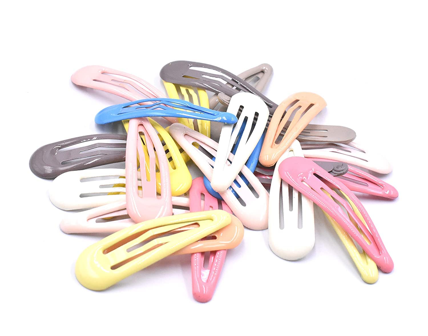30 Pcs Non-Slip Tic Tac Hair Clips for Girls - 2 Inch Metal Barrettes Hairpins for Toddlers, Kids, Teens & Women | Perfect for School, Parties & Daily Hairstyles
