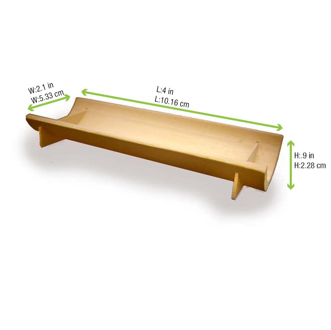 PacknWood 209BBNAG - Eco-Friendly Natural Bamboo Dipping Bowl Set - Compostable & Biodegradable Small Serving Bowls (3.9