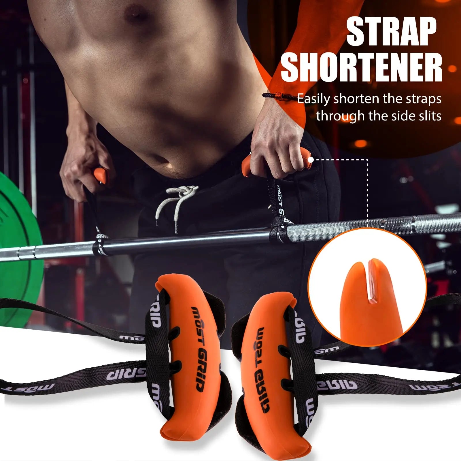 Premium Pull Up Handles & Gym Grips - Heavy Duty Resistance Bands for Strength Training, Home Workouts, and CrossFit (Pair) - Perfect for Pull-Ups, Chin-Ups, and Fitness Accessories