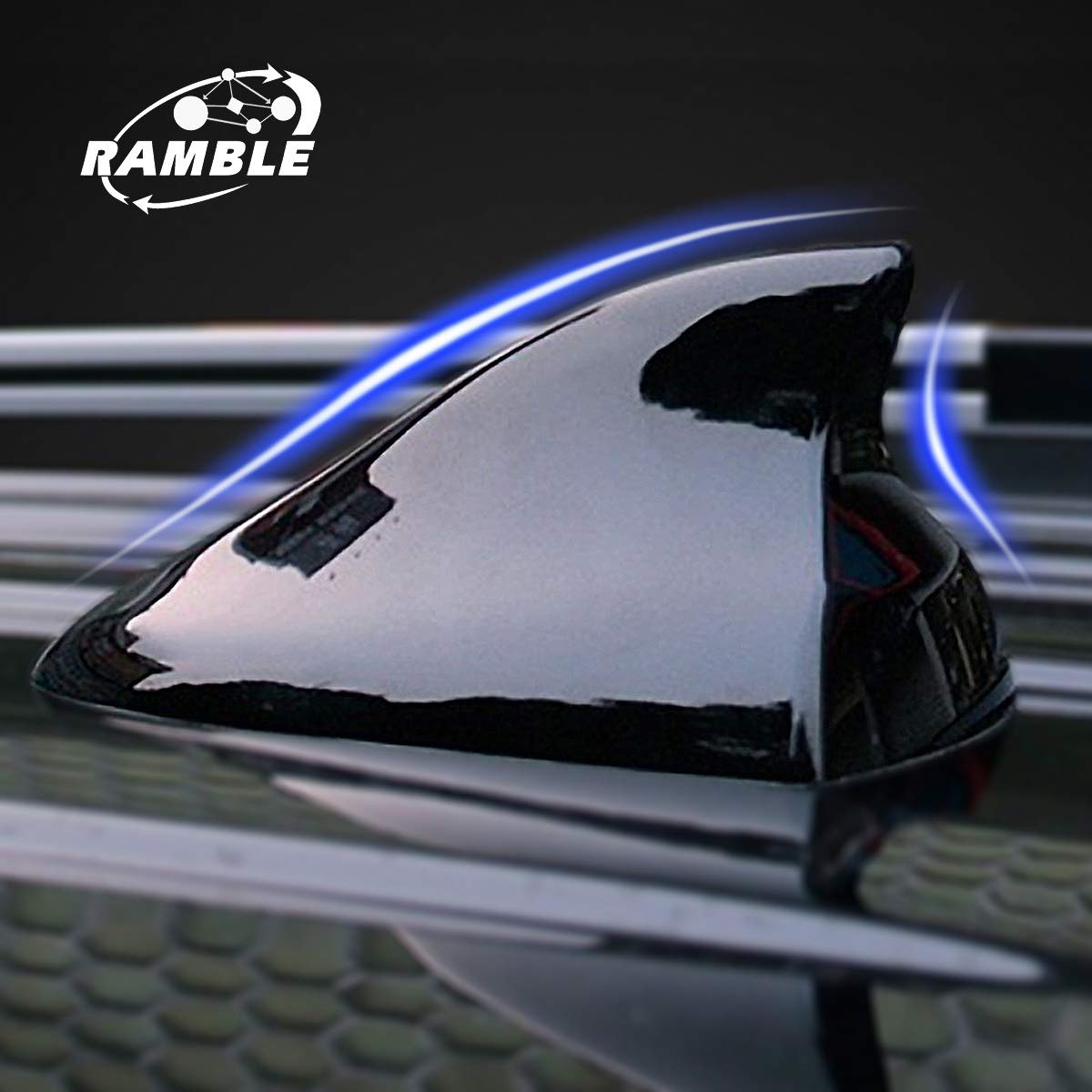 Super Shark Fin Antenna for Ford Fusion - Black Car Radio Aerials | Functional FM/AM Antenna Replacement | Perfect for Enhanced Signal Reception & Stylish Vehicle Upgrade