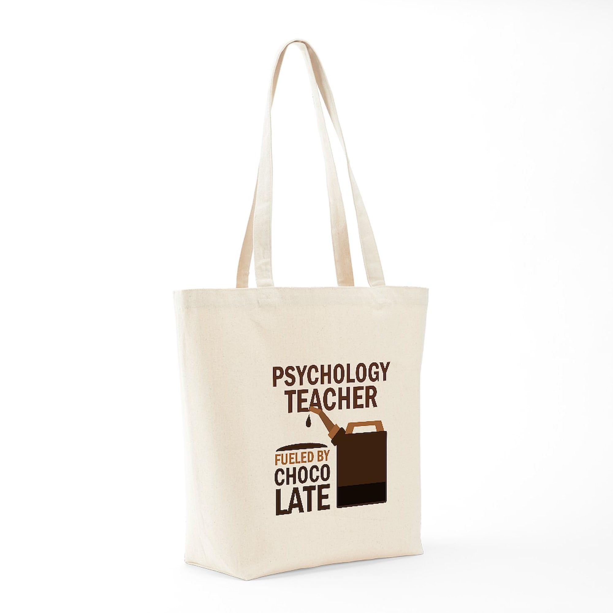 Funny Psychology Teacher Gift Tote Bag - Natural Canvas Reusable Shopping Bag for School, Work & Groceries | CafePress