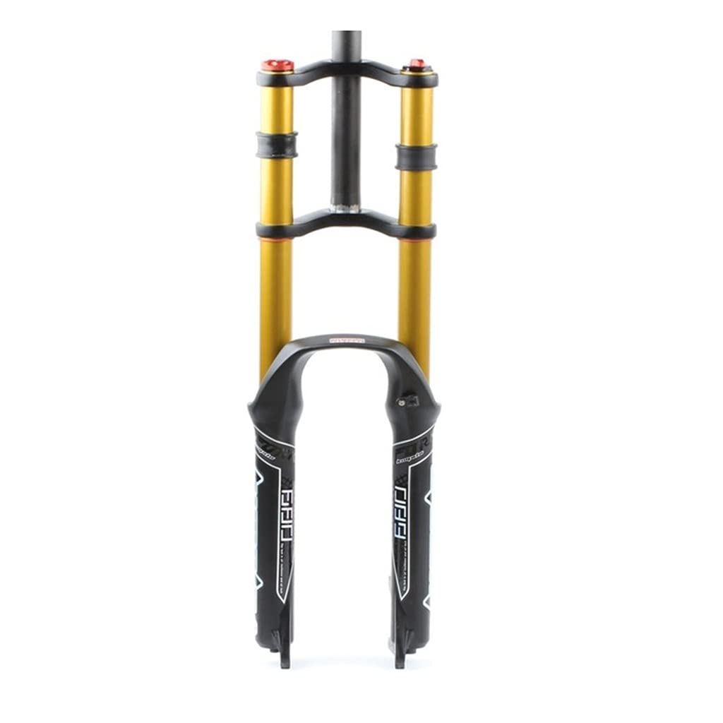 QHY MTB Air/Oil Suspension Fork - 26 Inch Aluminum Alloy Shock Absorber for Mountain Bikes with 1.5-2.45