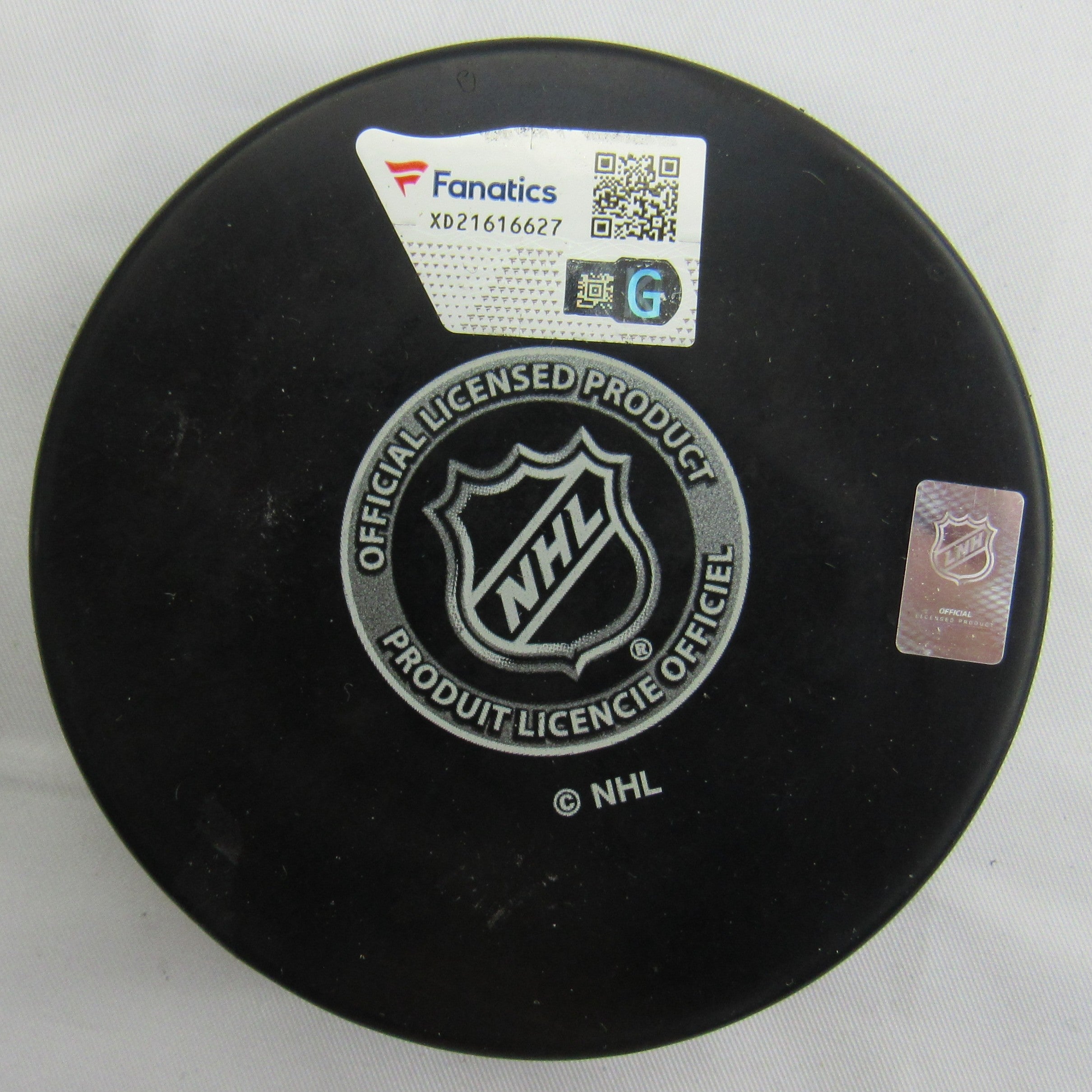 Adam Fox Autographed New York Rangers NHL Hockey Puck with Fanatics Hologram - Collectible Memorabilia for Hockey Fans, Perfect for Display in Man Cave or Sports Room