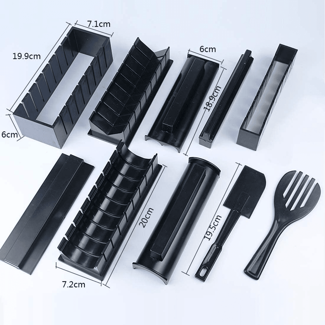 Premium DIY Sushi Making Kit - Complete Set with Bamboo Mat, Rice Paddle & Recipe Guide | Perfect for Home Cooking, Date Nights & Japanese Cuisine Lovers