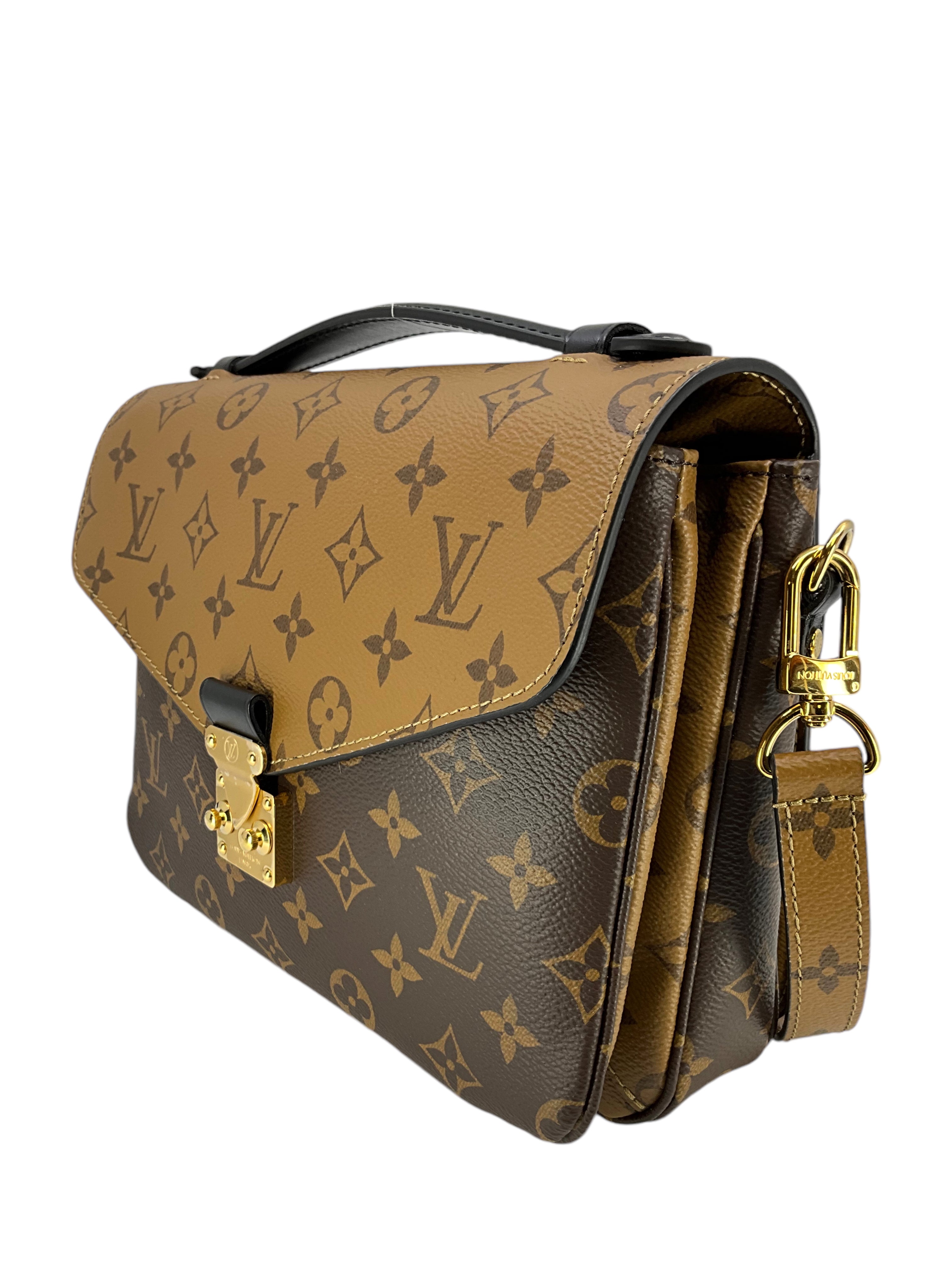 Authentic Louis Vuitton Reverse Monogram Pochette Metis Crossbody Bag - Luxury Handbag for Women, Perfect for Work, Travel & Everyday Use