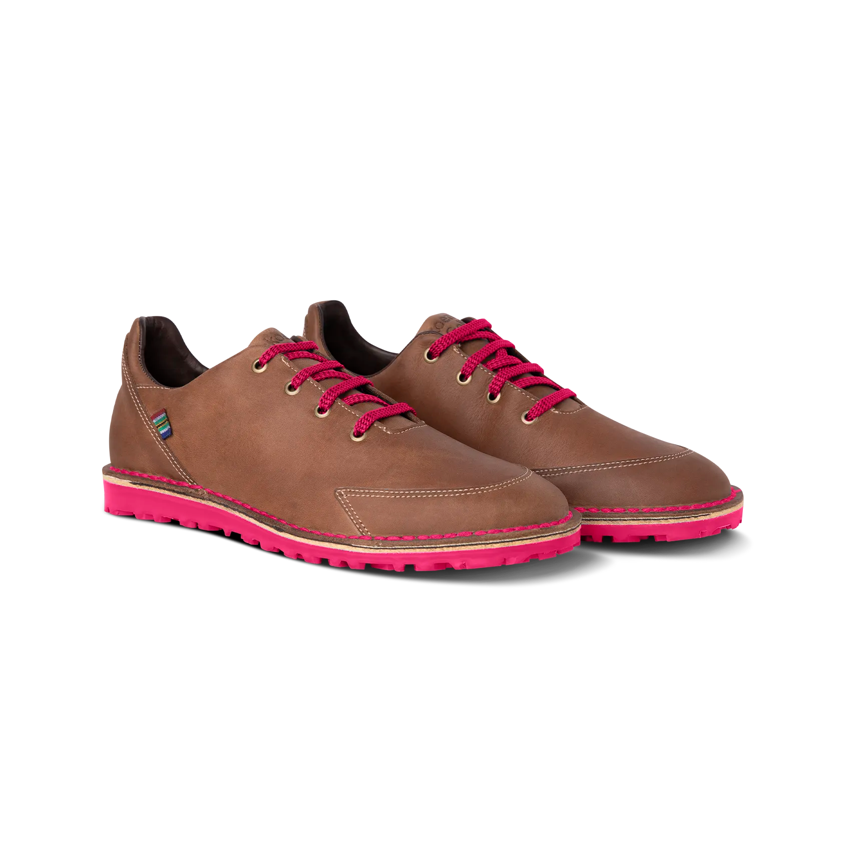 Veldskoen Hadeda Loft Golf Shoes with Hot Pink Sole - Comfortable & Stylish Golf Footwear for Men & Women - Perfect for Golf Courses, Casual Wear & Outdoor Activities